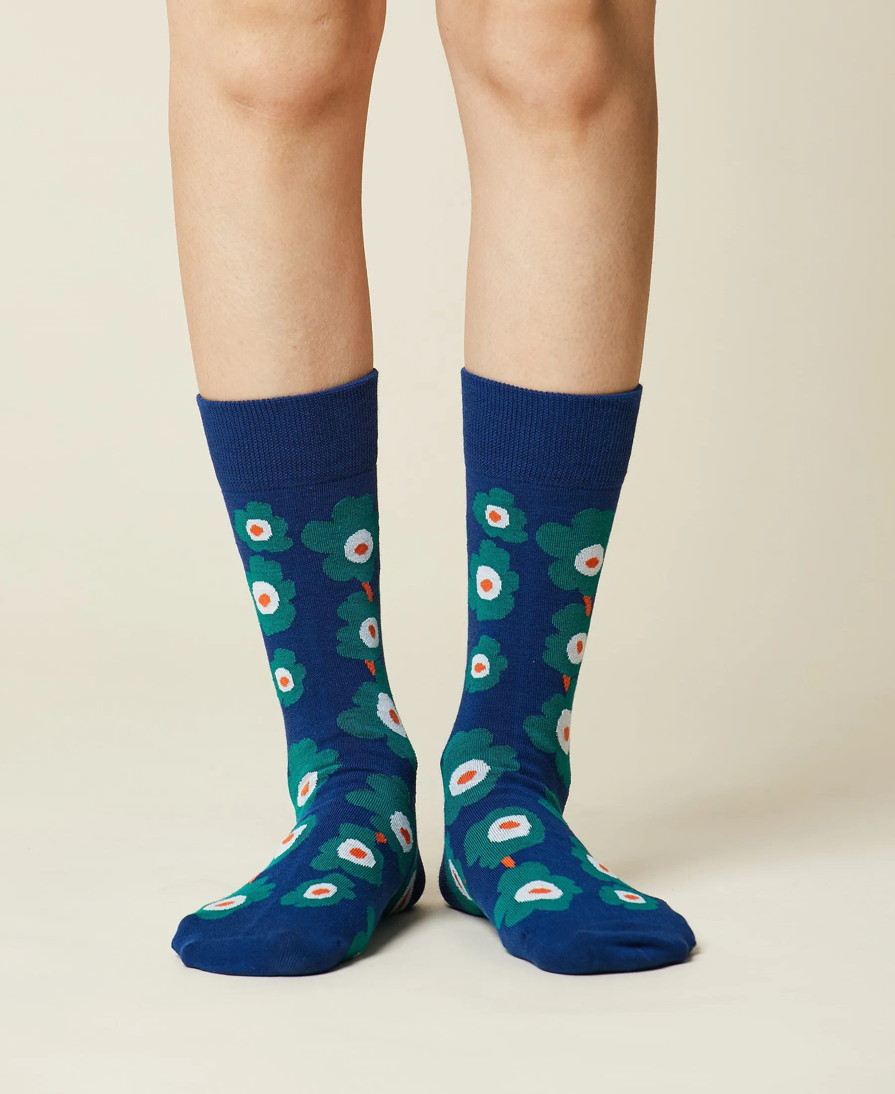 Women's Blossom Flowers Cotton Socks sold by Somatchi product image thumbnail 5