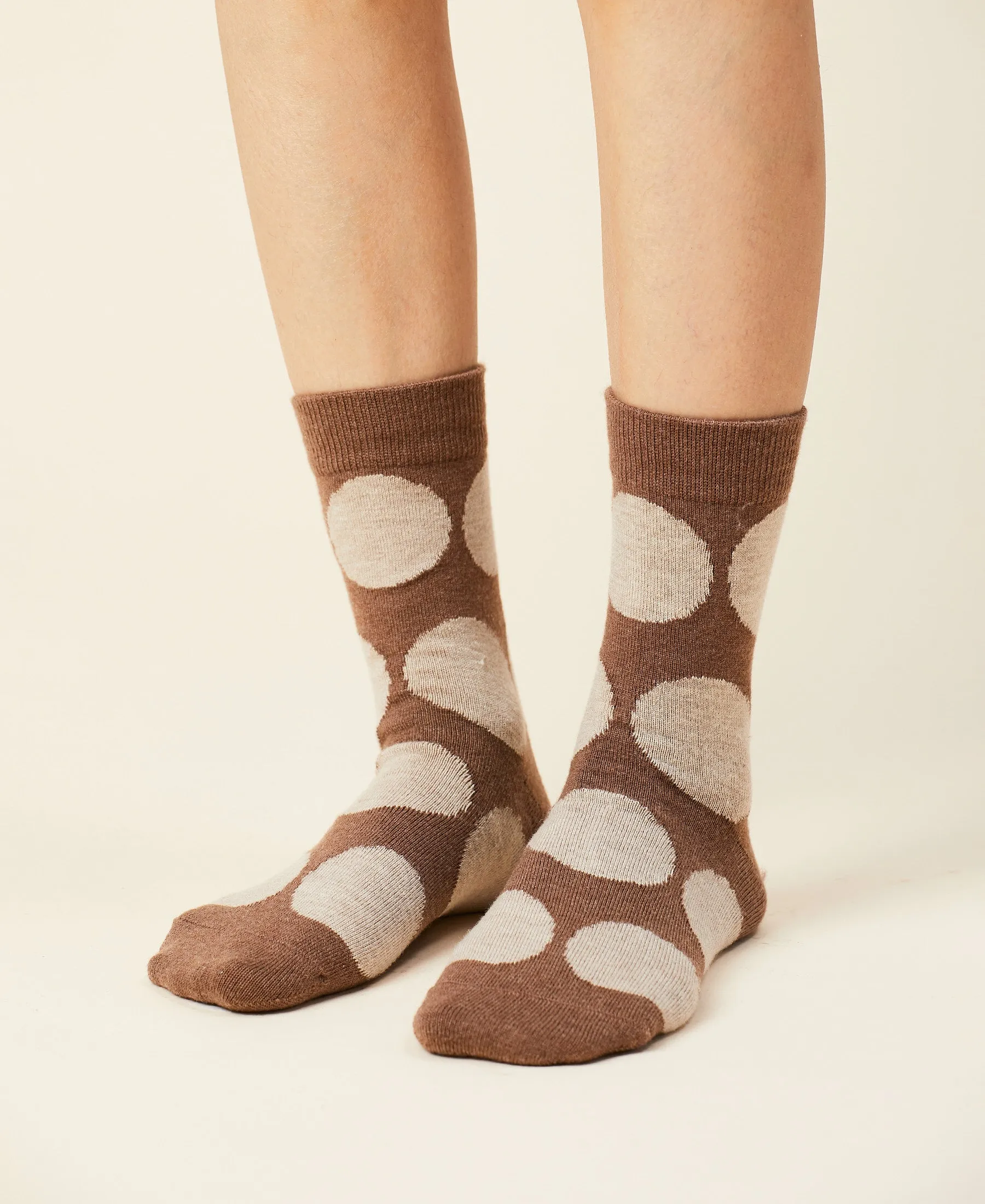 Women's Polka Dots Wool Socks Lisa sold by Somatchi product image thumbnail 5