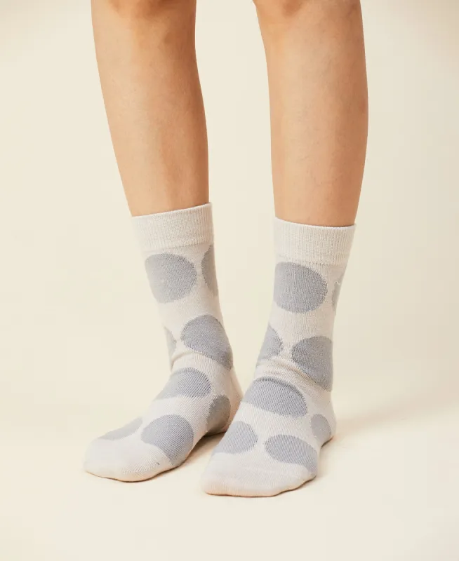 Women's Polka Dots Wool Socks Lisa sold by Somatchi