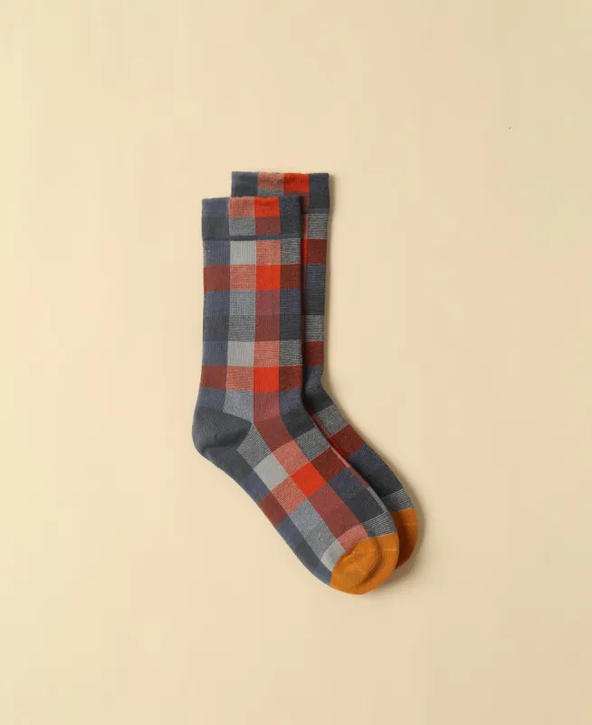 Women's Multi Colors Carreaux Socks sold by Somatchi