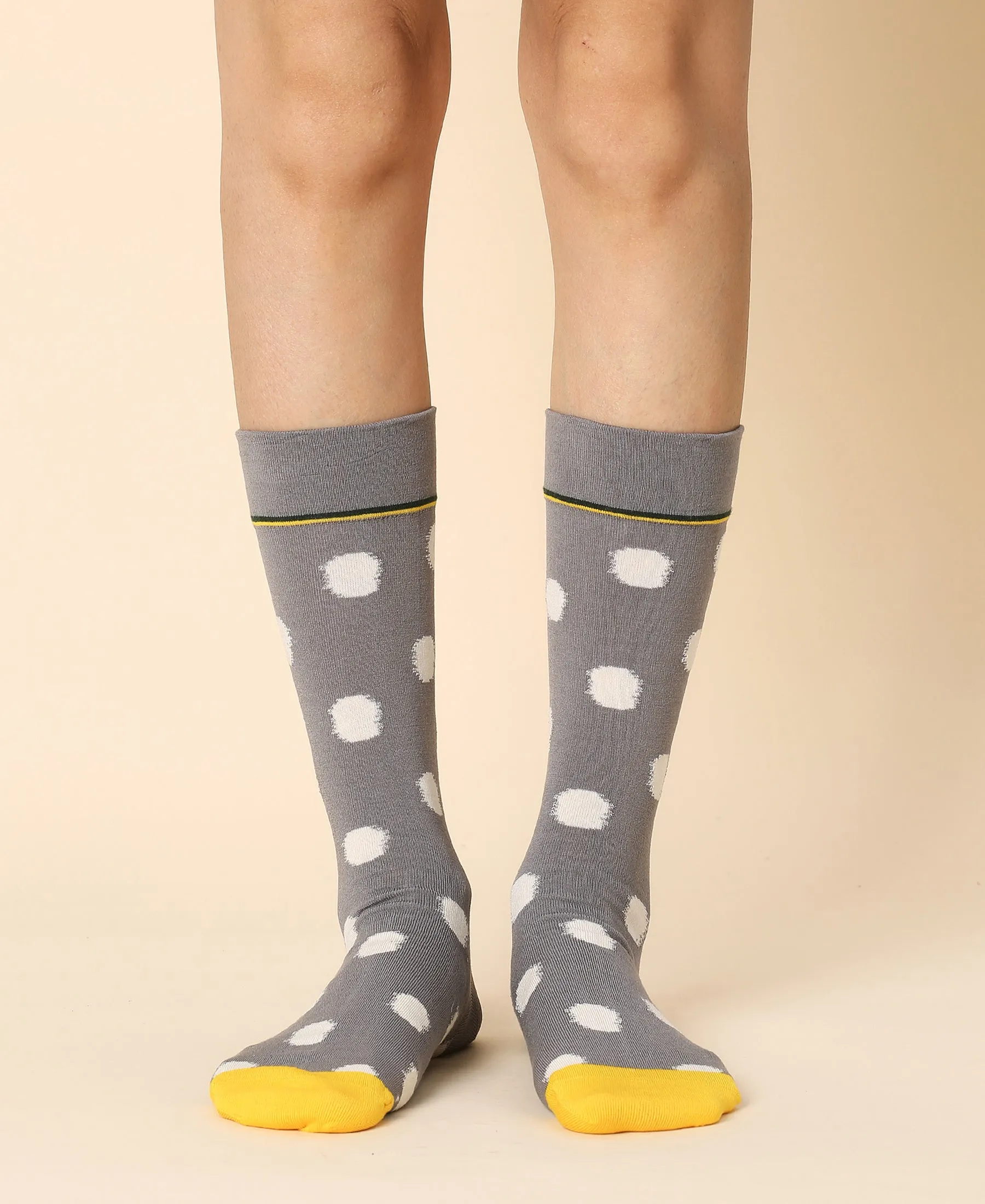 Women's Polka Dot Socks - Sunshine sold by Somatchi product image thumbnail 2