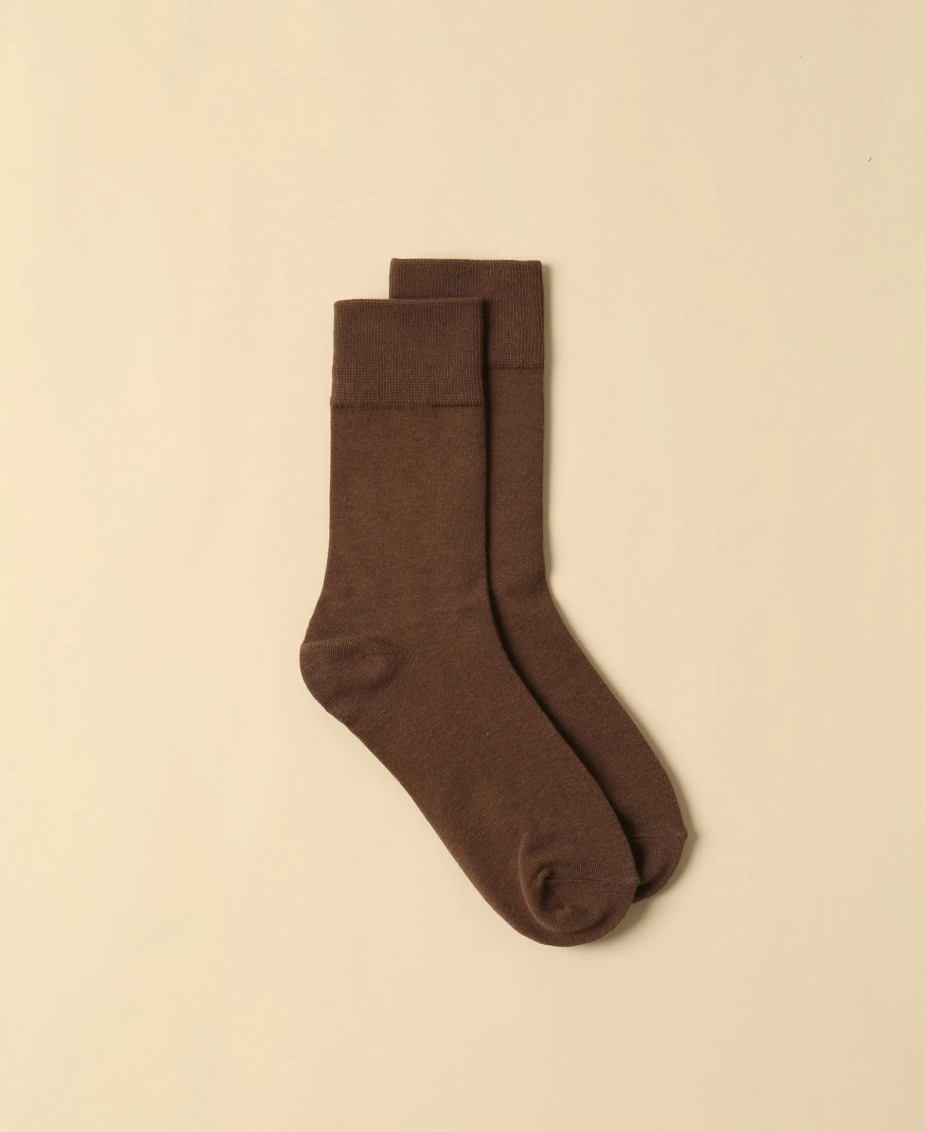 Women's Wool Crew Sock Clyde - Amber sold by Somatchi