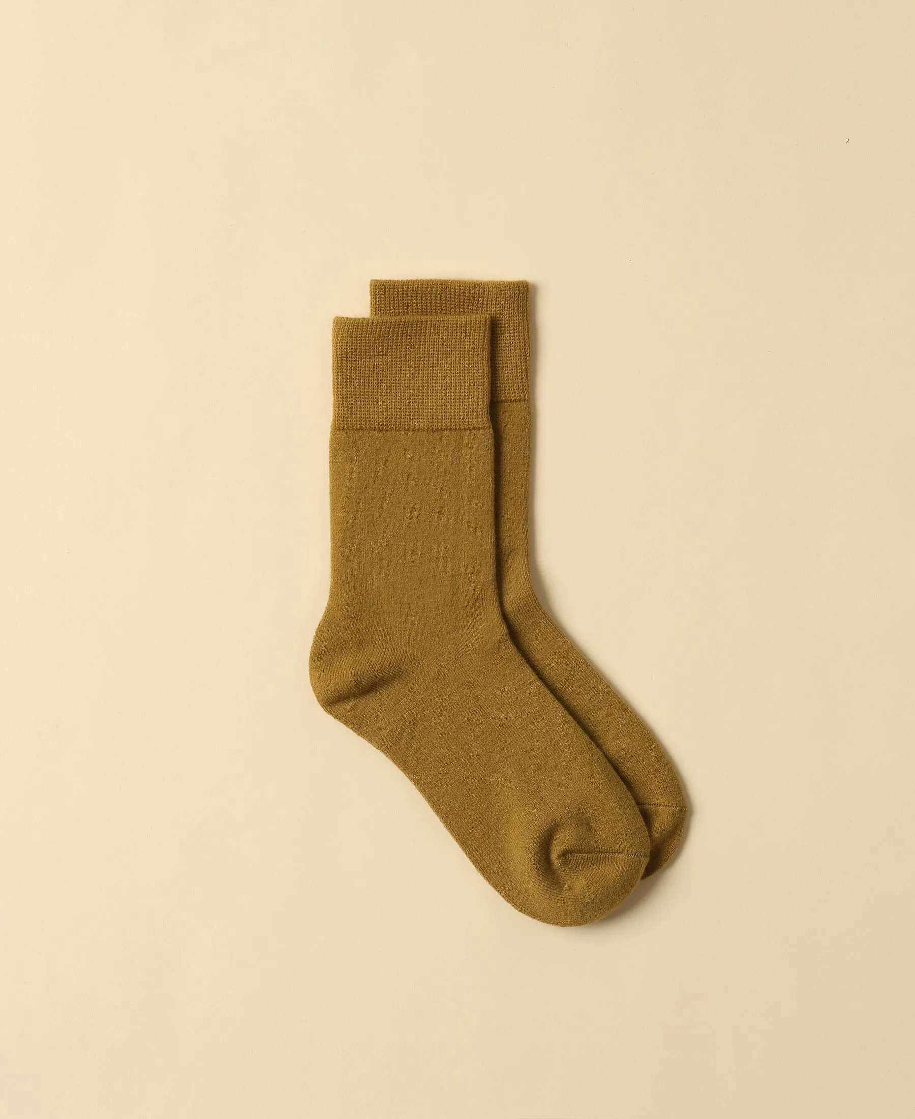 Women's Wool Crew Sock Clyde - Avocado sold by Somatchi