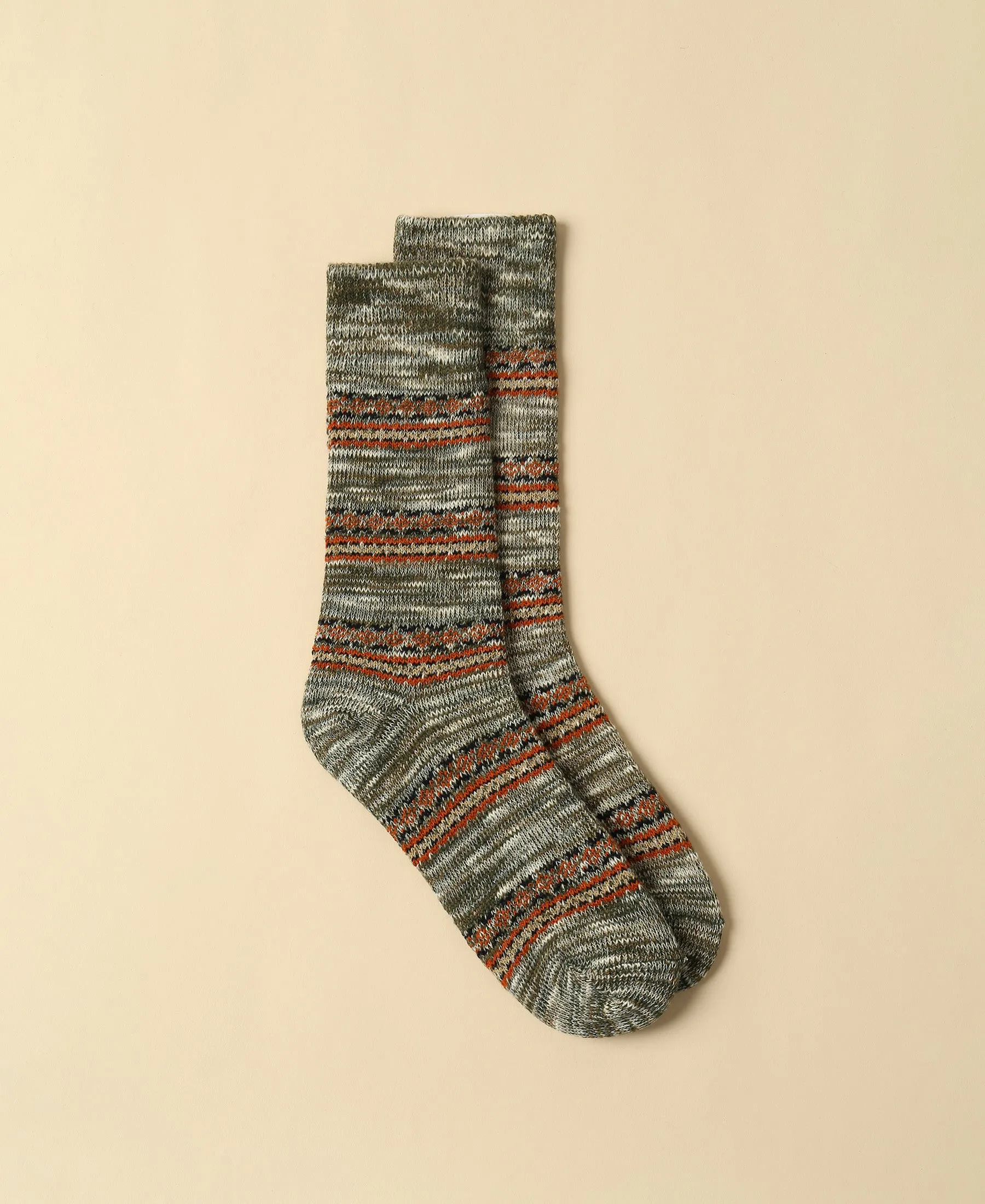 Men's Fair Isle Vintage Socks Sikka sold by Somatchi