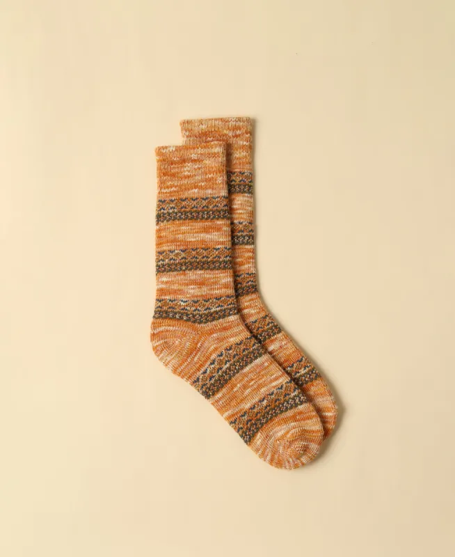 Men's Fair Isle Vintage Socks Sikka sold by Somatchi
