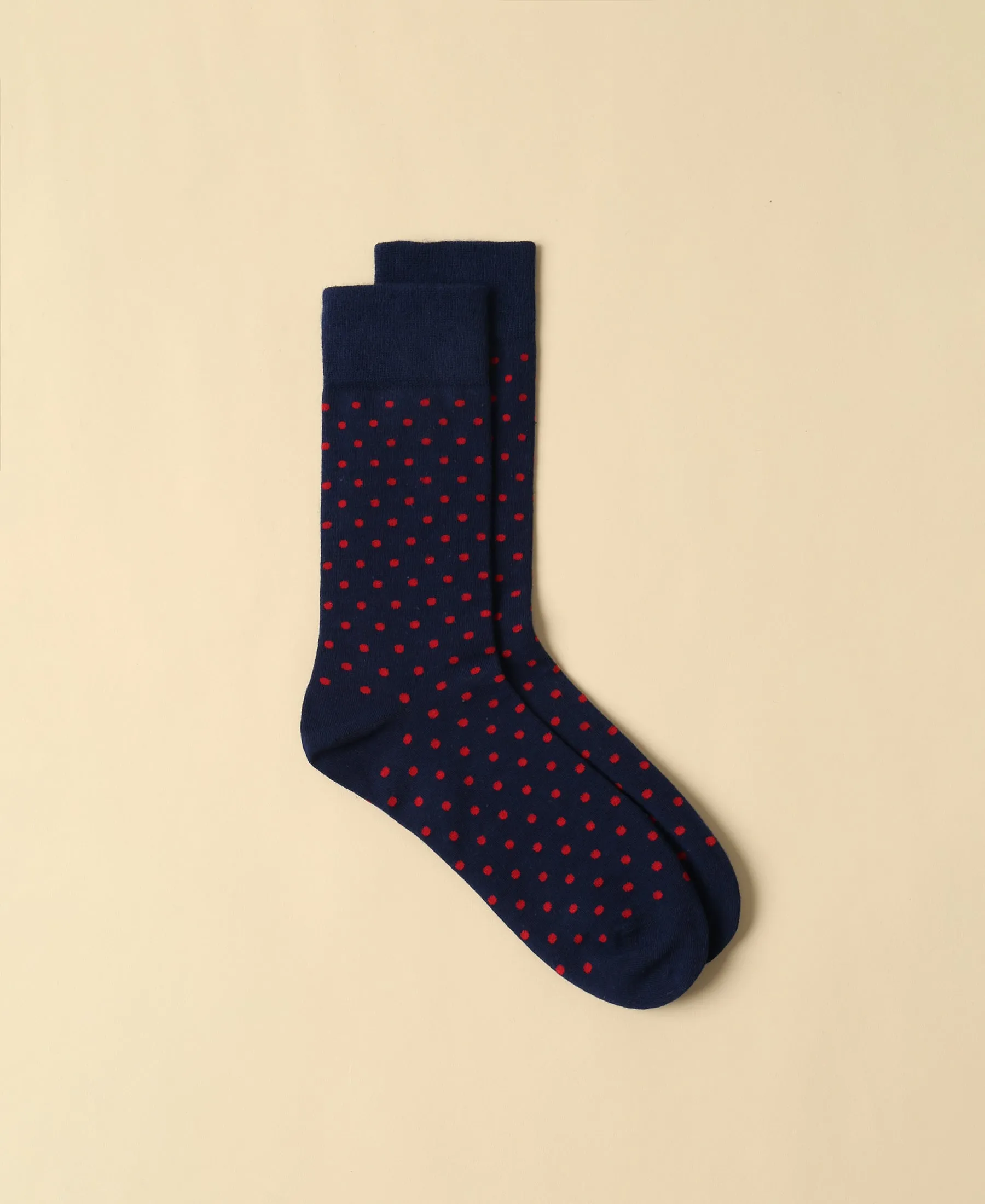Men's Polka Dot Crew Sock Felix sold by Somatchi