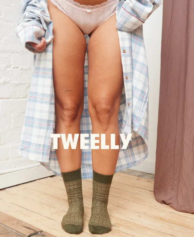 Women's Tweed-Inspired Wool Socks Tweelly sold by Somatchi
