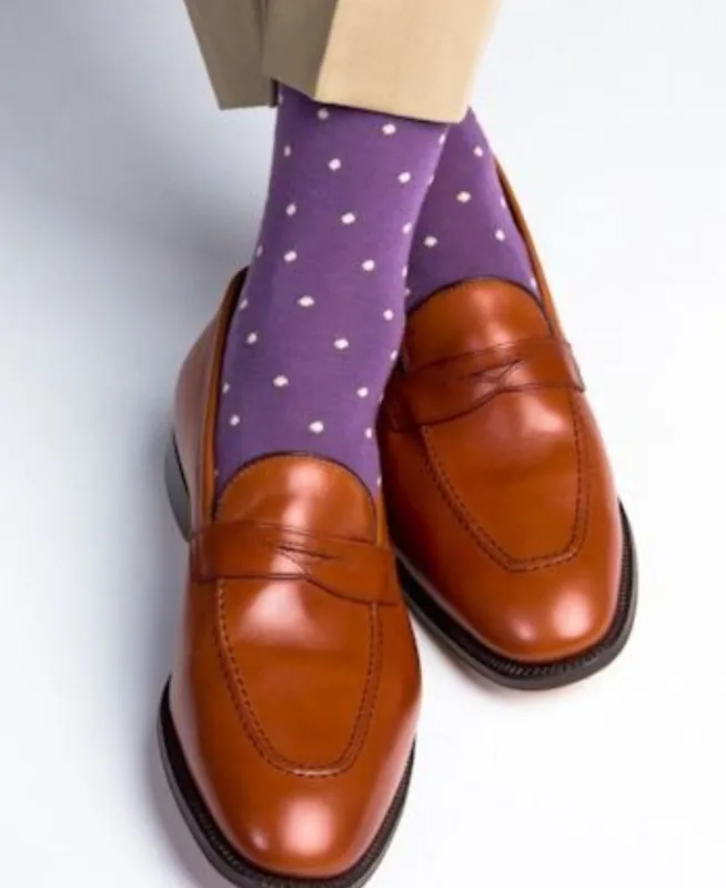 Men's Polka Dot Socks Eliot sold by Somatchi