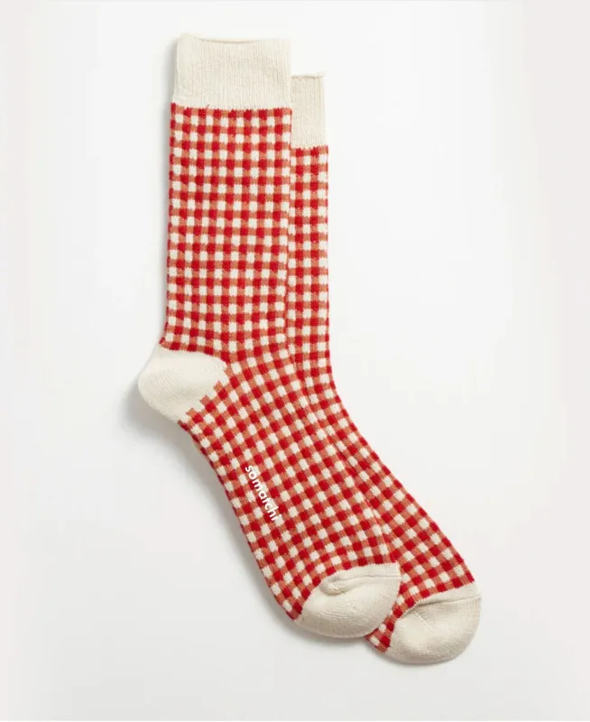 Unisex Gingham Socks made by Somatchi