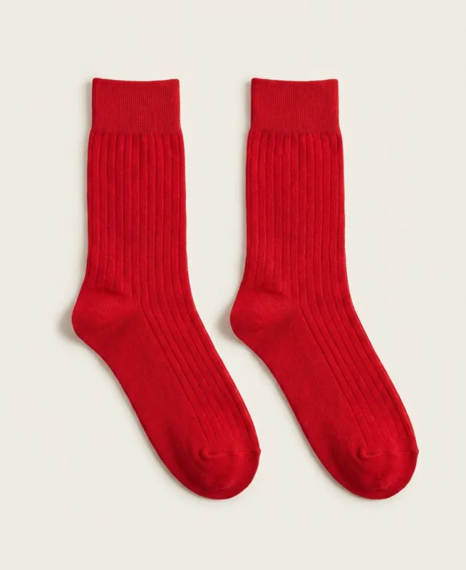 The 240 Fine Rib Socks made by Somatchi