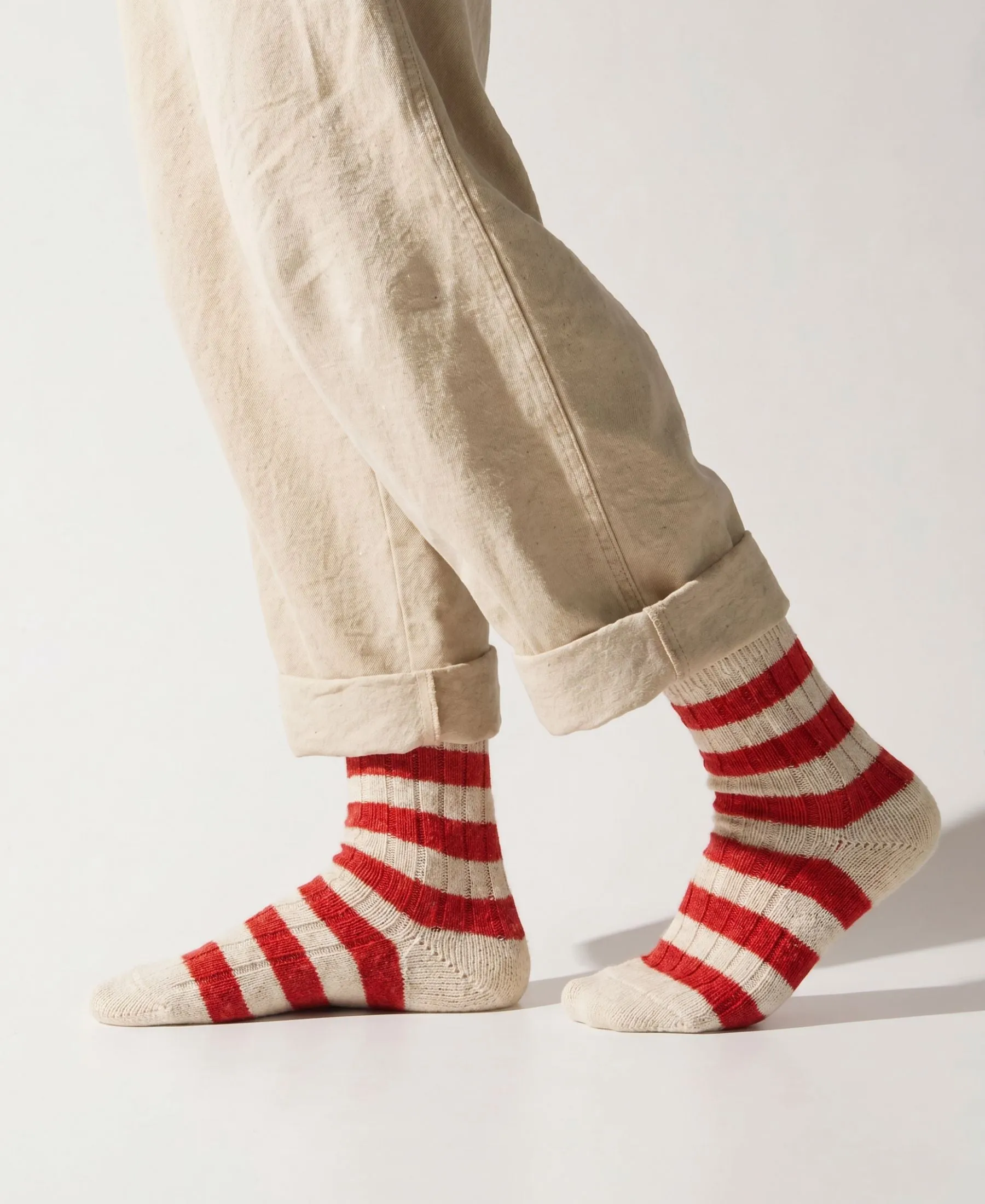 Unisex Striped Crew Socks sold by Somatchi product image thumbnail 2