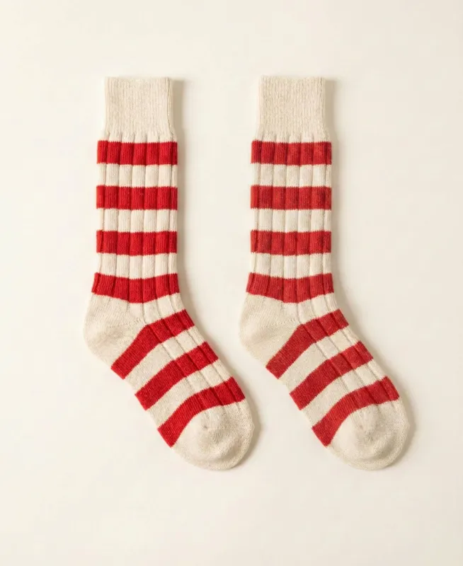 Unisex Striped Crew Socks made by Somatchi