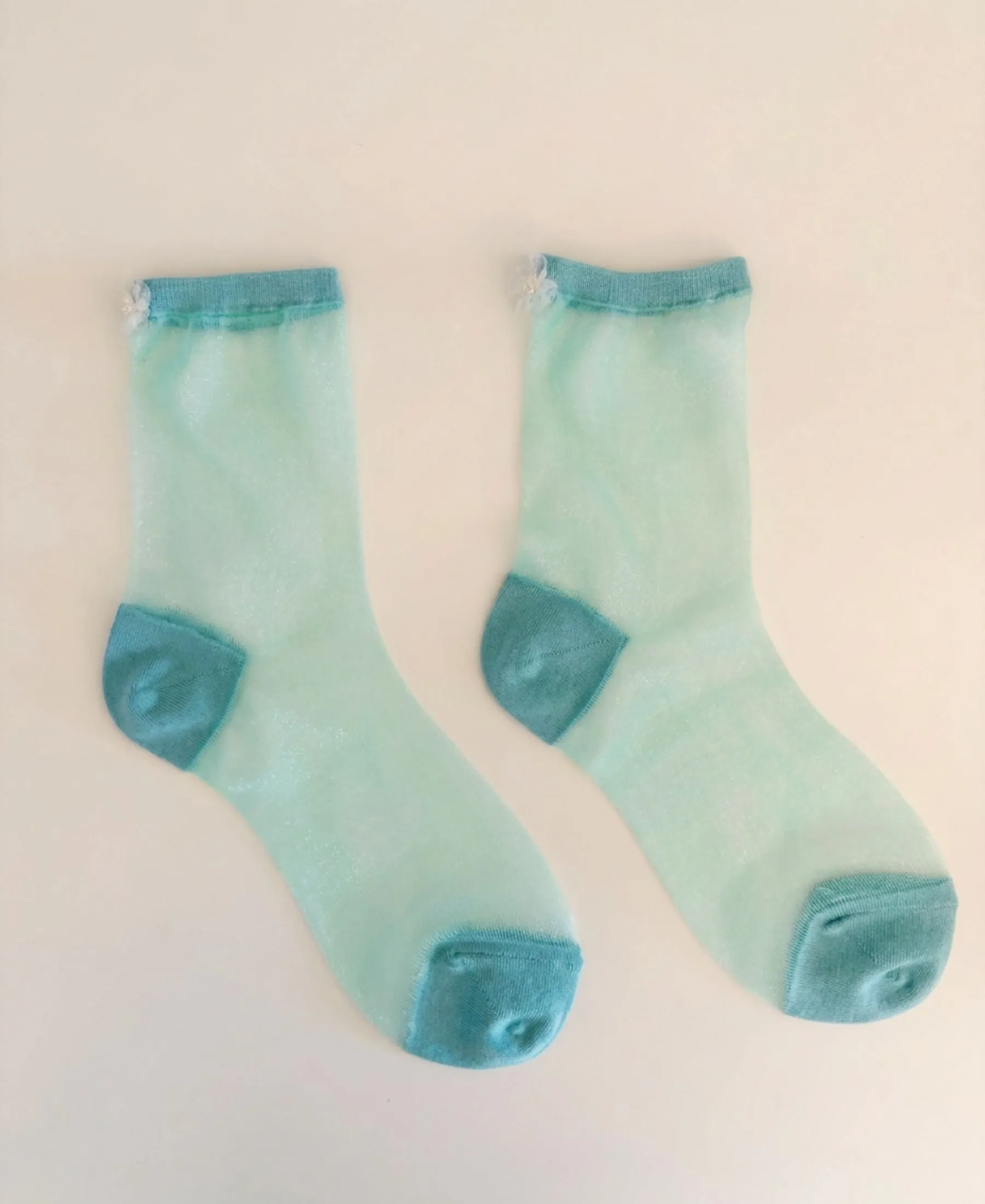Petal Sheer Crew Socks sold by Somatchi product image thumbnail 3