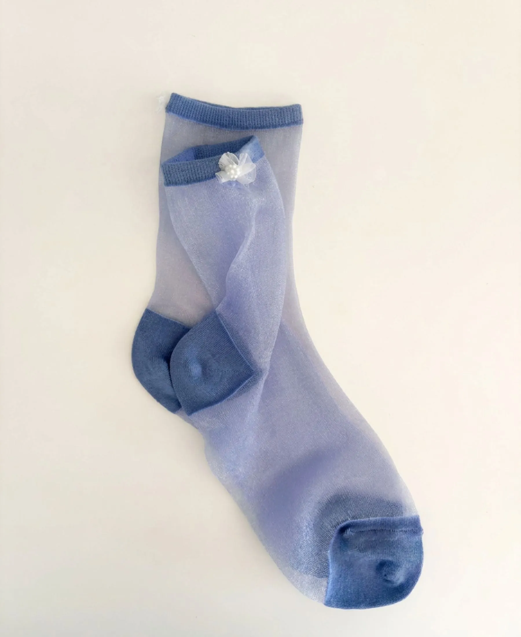 Petal Sheer Crew Socks sold by Somatchi product image thumbnail 2