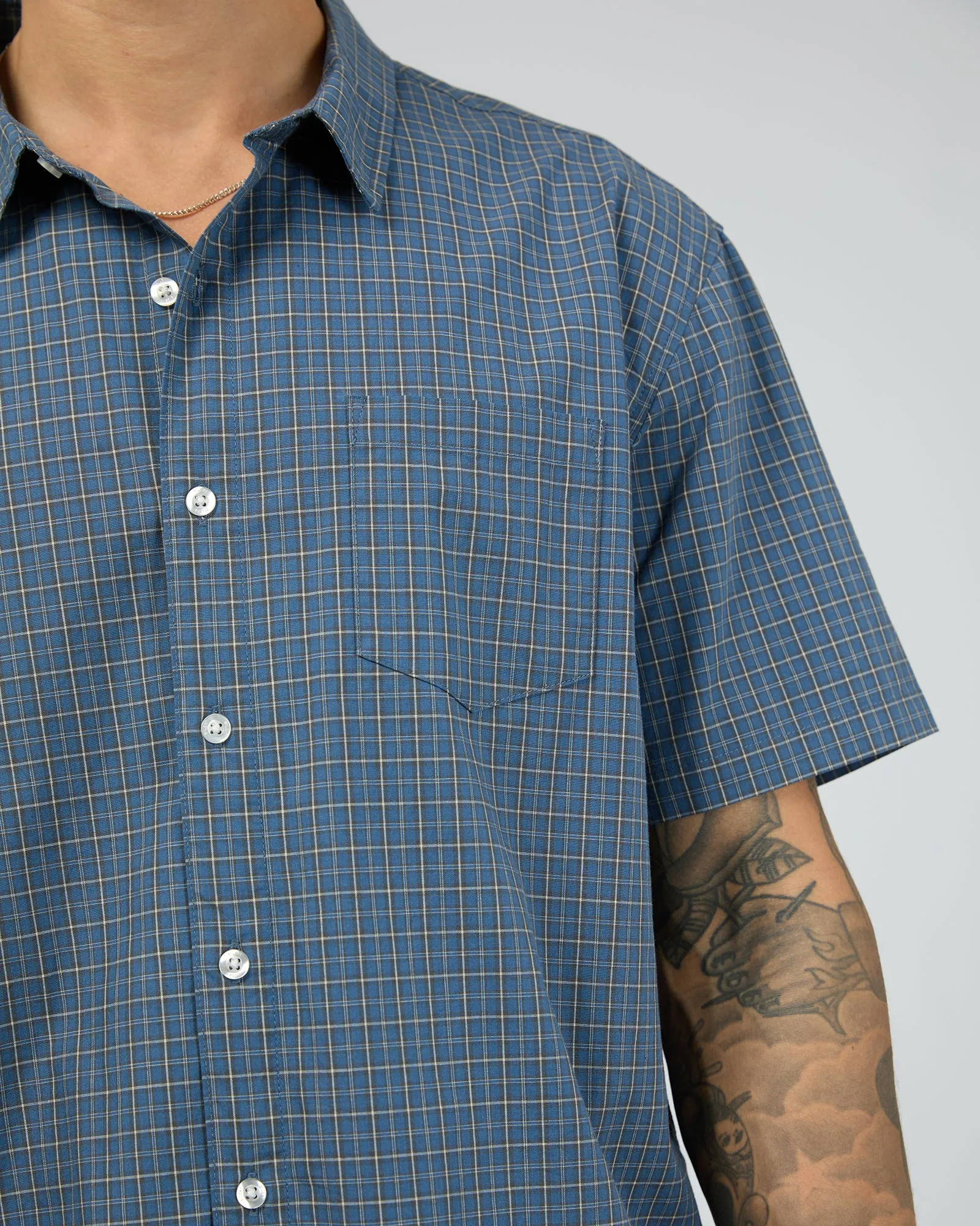 Spencer Shirt Navy sold by edge clothing product image thumbnail 5