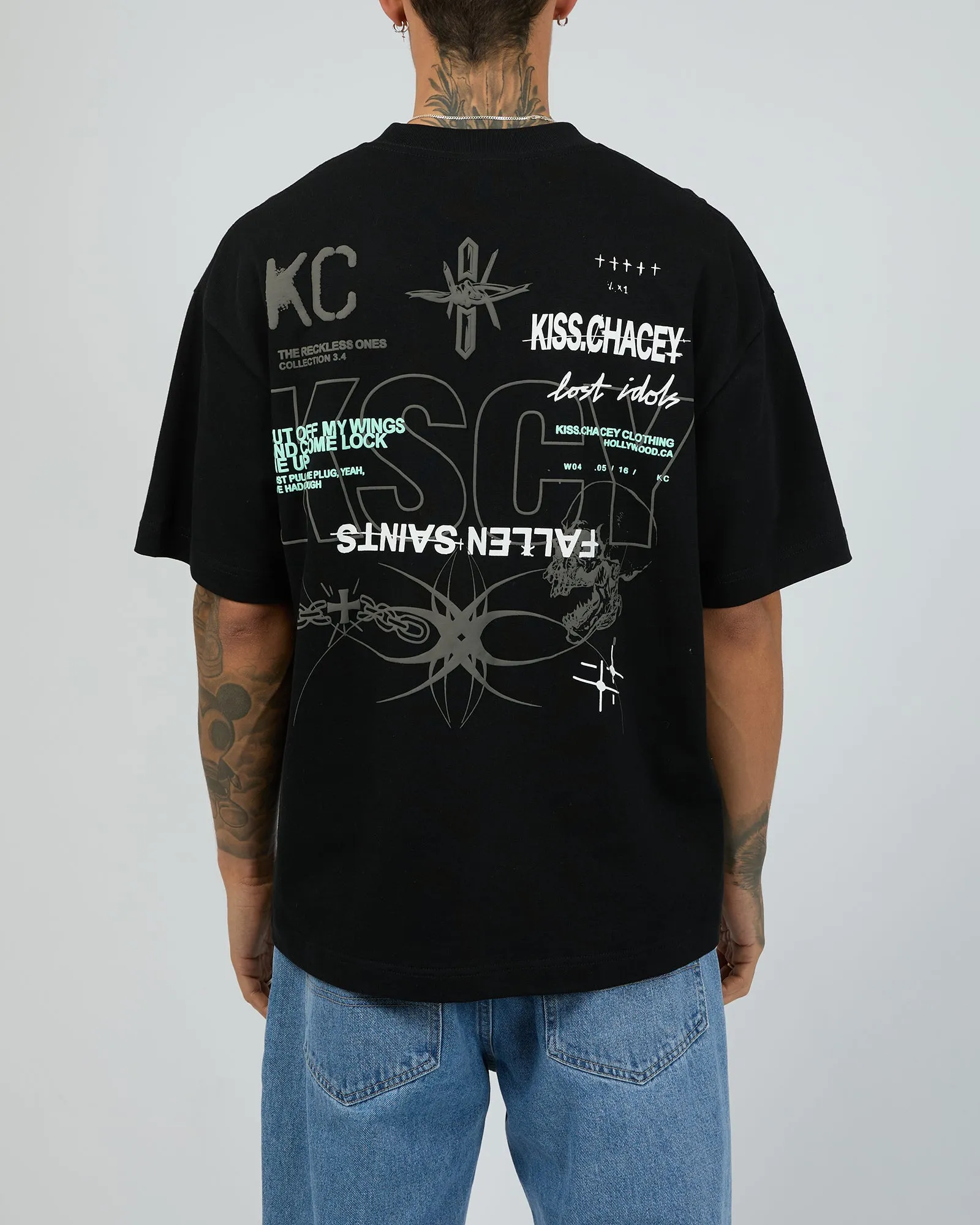 Wistman Street Tee Jet Black sold by edge clothing product image thumbnail 4