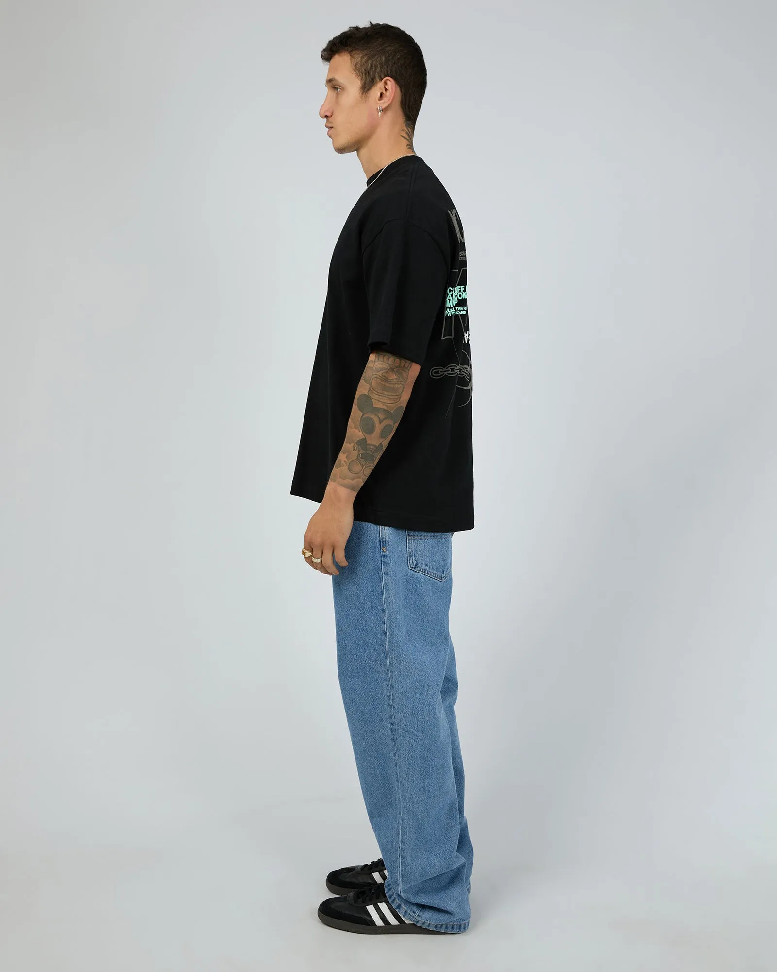 Wistman Street Tee Jet Black sold by edge clothing product image thumbnail 5