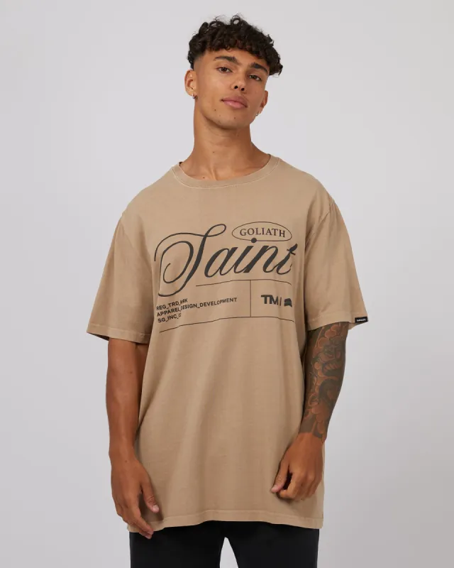 Valet Tee Tan sold by edge clothing