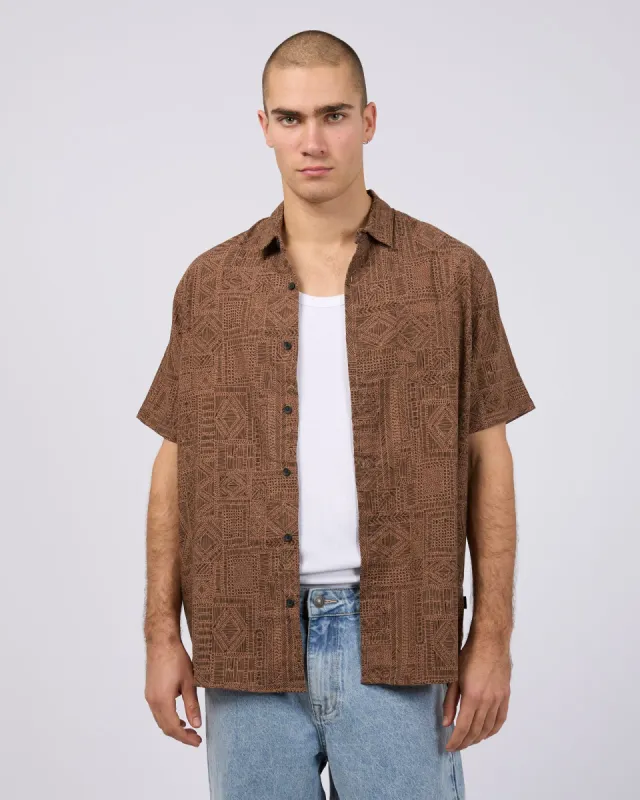 Madrid Print Shirt sold by edge clothing