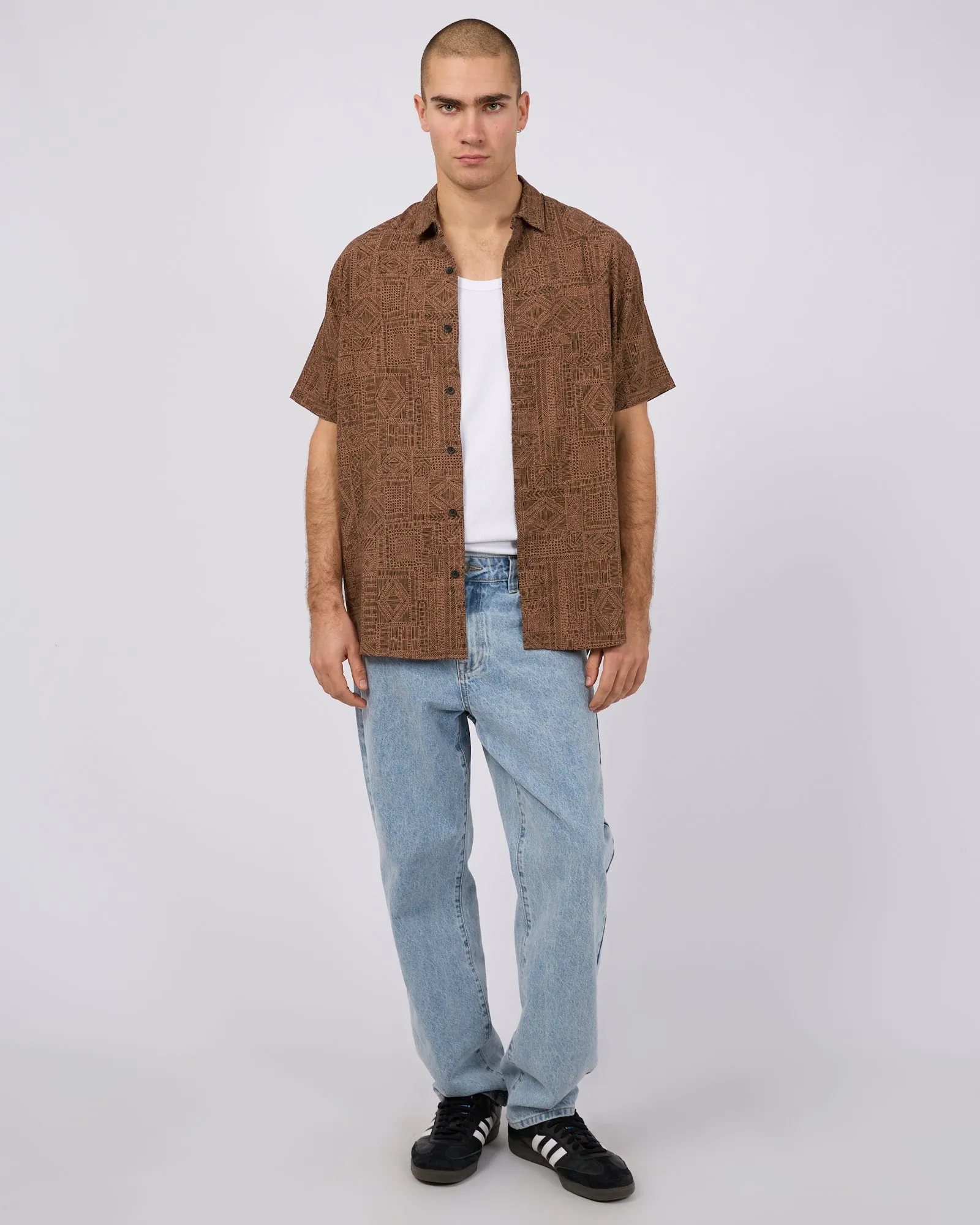Madrid Print Shirt sold by edge clothing product image thumbnail 2