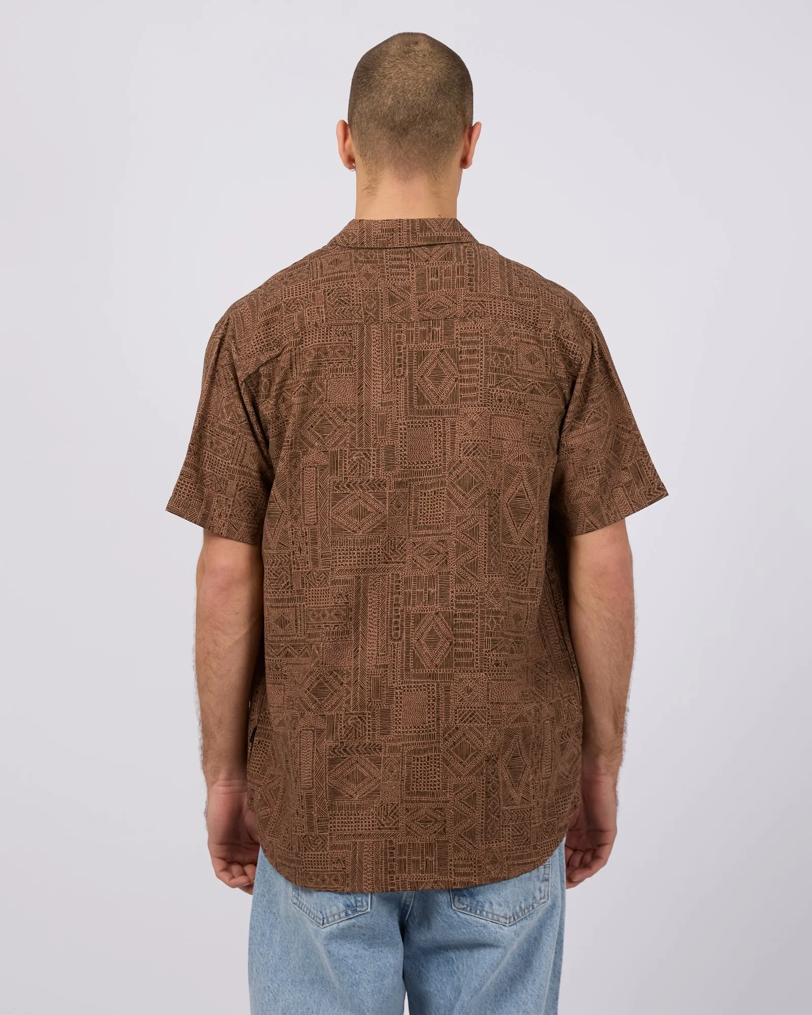 Madrid Print Shirt sold by edge clothing product image thumbnail 3