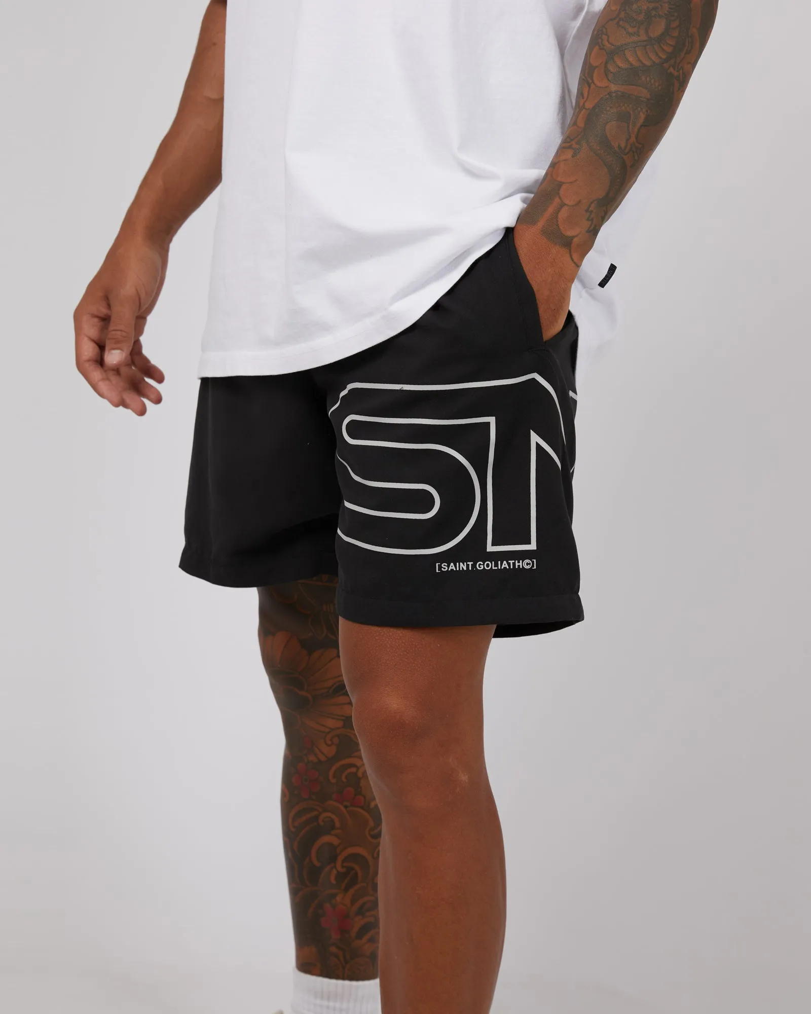 Link Volley Short Black sold by edge clothing product image thumbnail 5