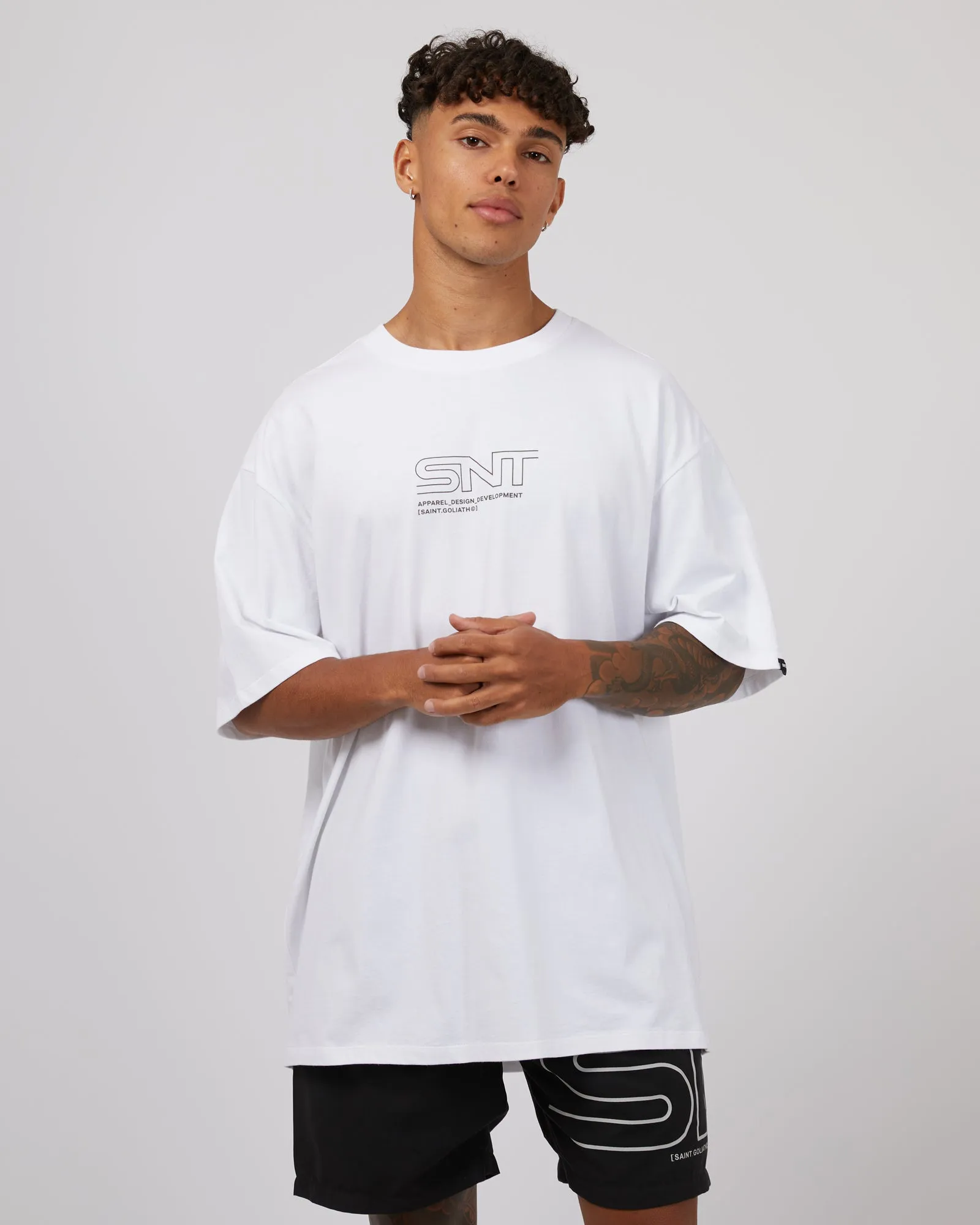 Link Tee White sold by edge clothing