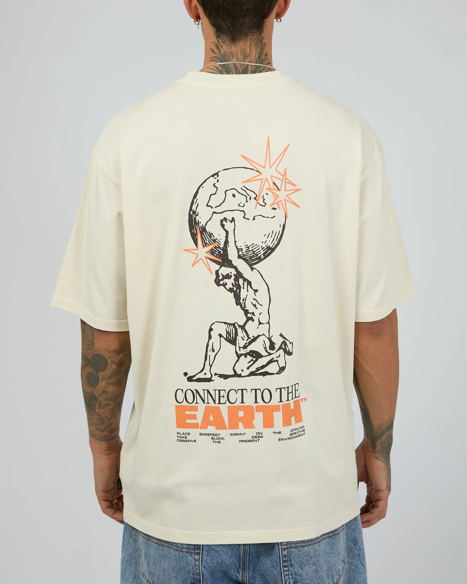 Connect To Earth Tee Natural sold by edge clothing product image thumbnail 4