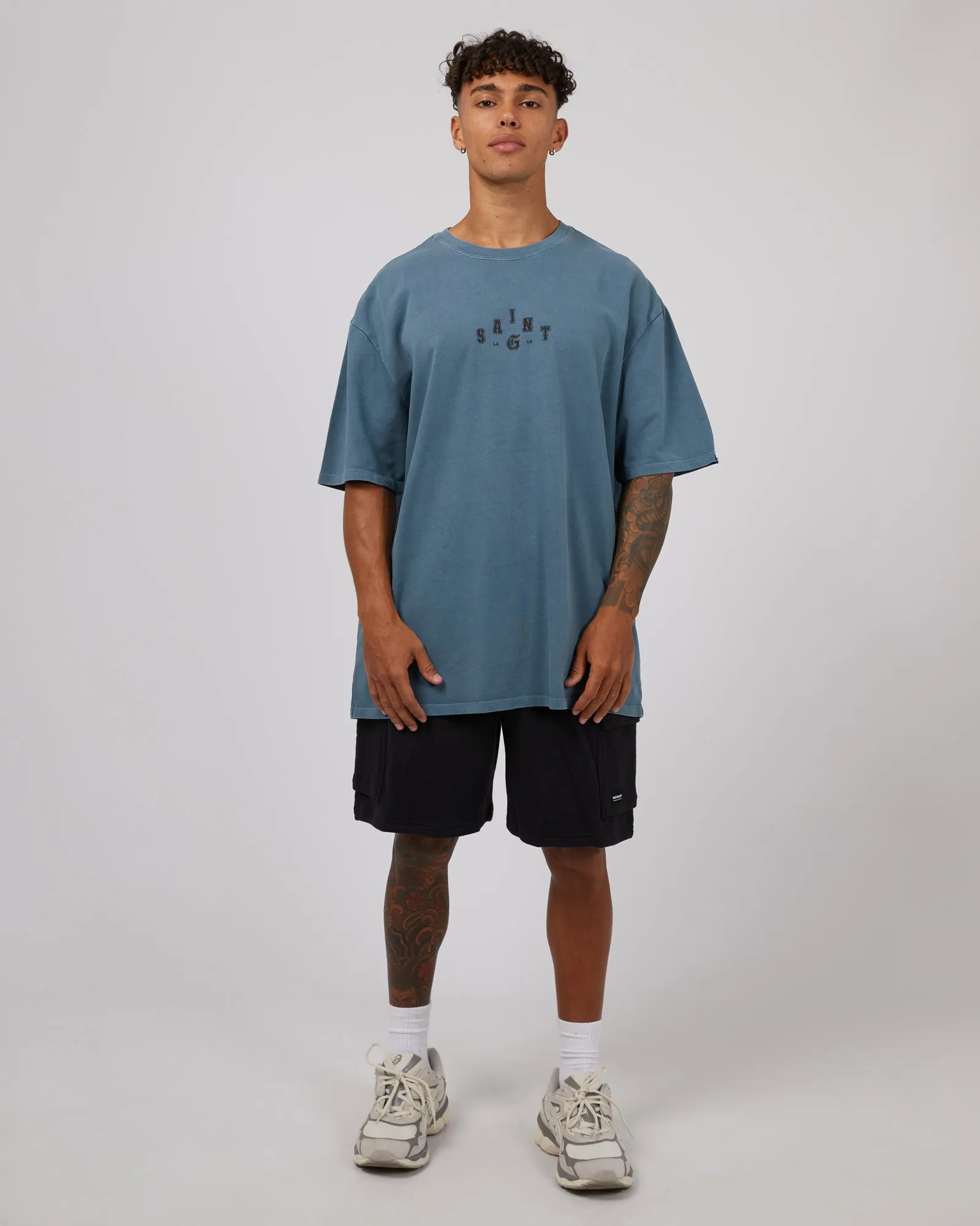 Home Game Tee Washed Blue sold by edge clothing product image thumbnail 2