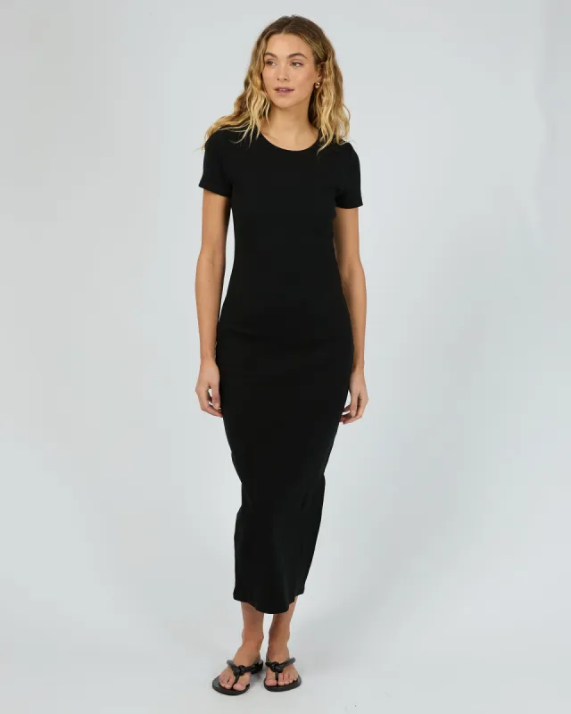 Mika Midi Dress Black sold by edge clothing