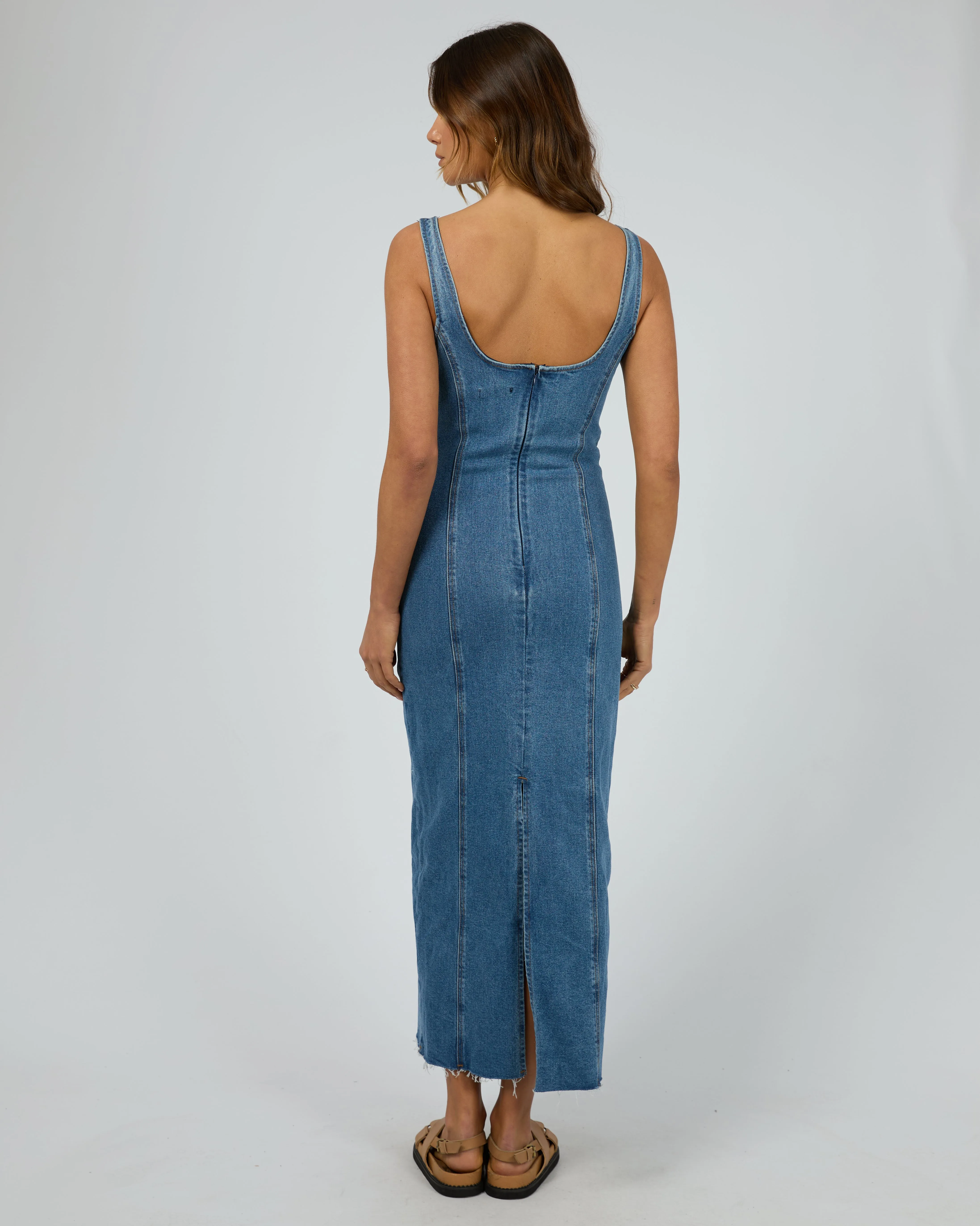 Alexandra Midi Dress Heritage Blue sold by edge clothing product image thumbnail 3