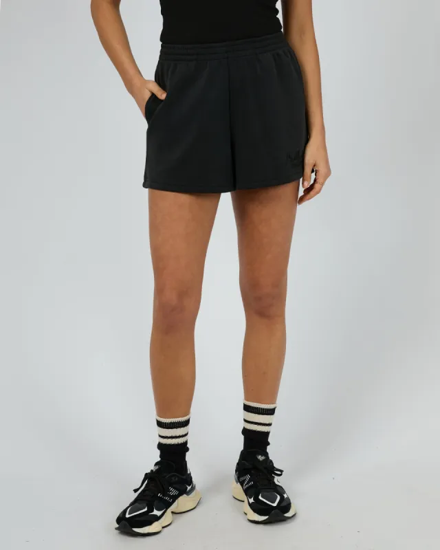 Luxe Active Track Short Black sold by edge clothing