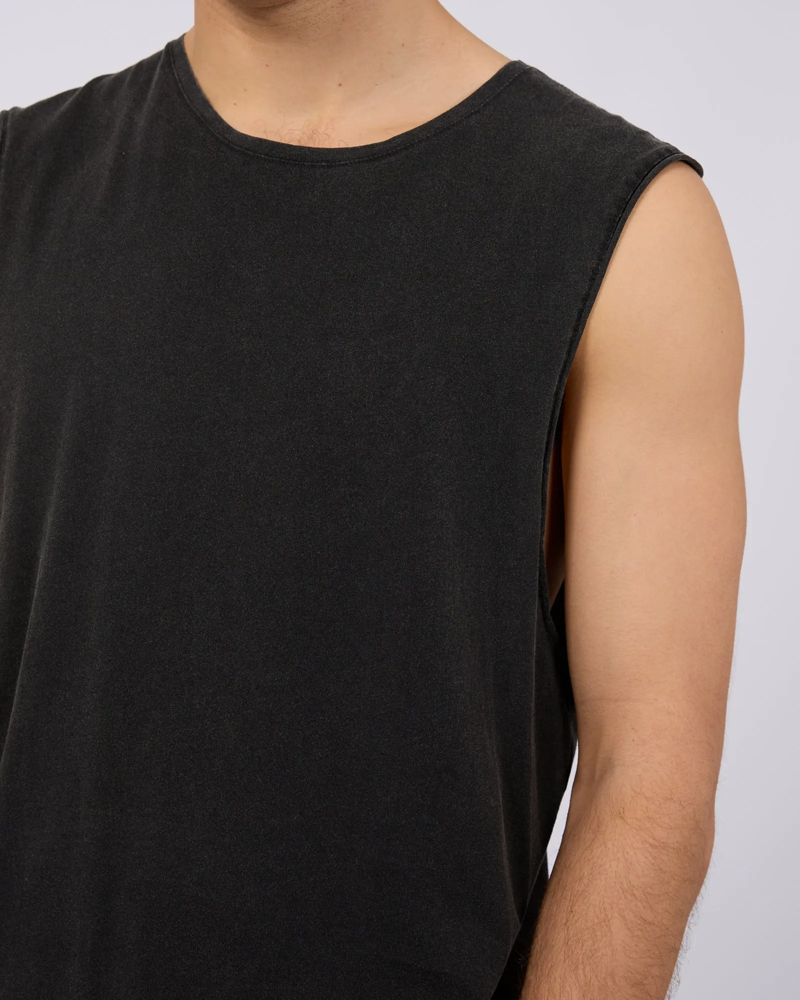 Classic Muscle Washed Black sold by edge clothing product image thumbnail 5