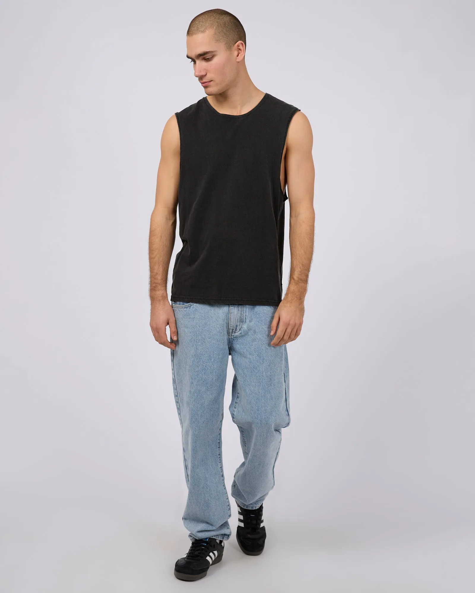 Classic Muscle Washed Black sold by edge clothing product image thumbnail 2