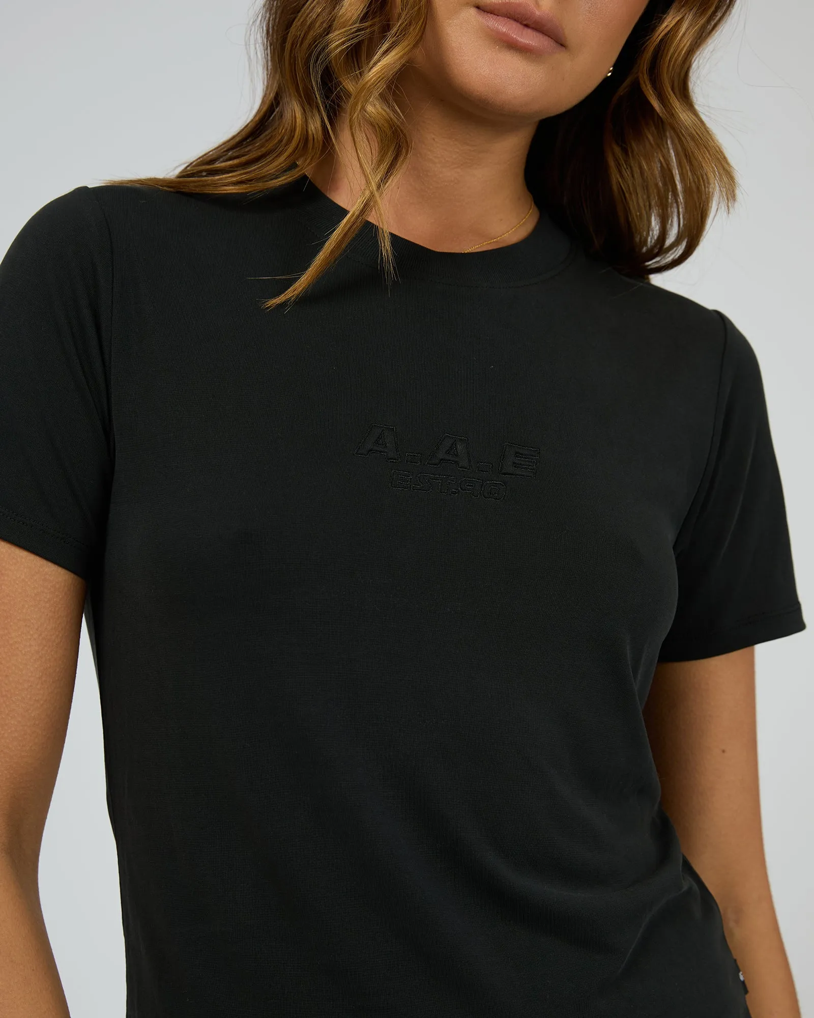 Luxe Active Tee Black sold by edge clothing product image thumbnail 5