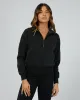Luxe Active Zip Through Black sold by edge clothing