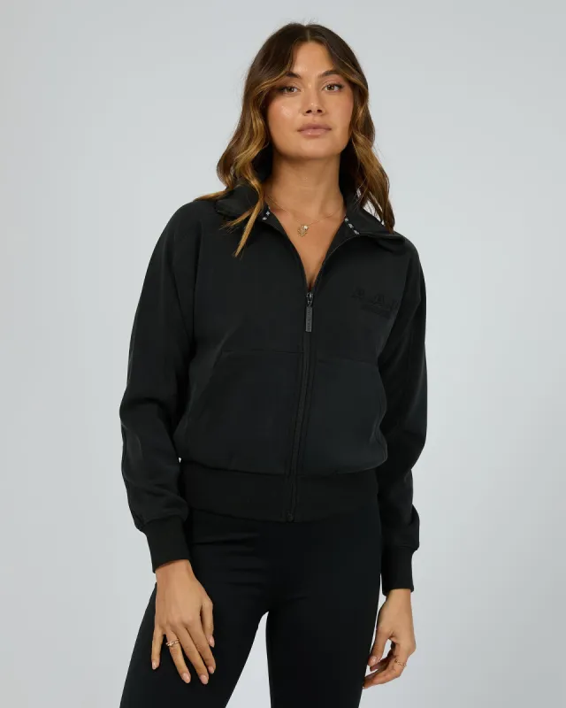Luxe Active Zip Through Black sold by edge clothing