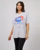 Run Club Oversized Tee Grey Marle sold by edge clothing