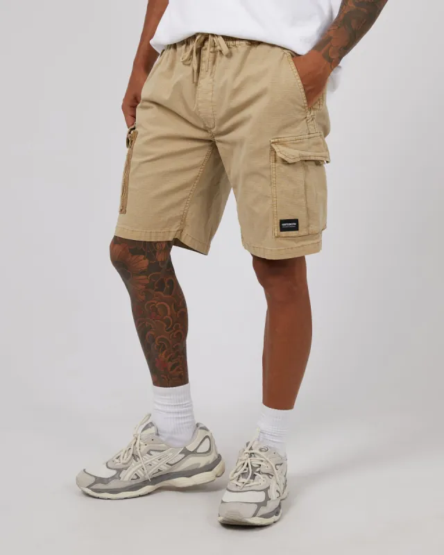 Ripstop Cargo Short Sand sold by edge clothing
