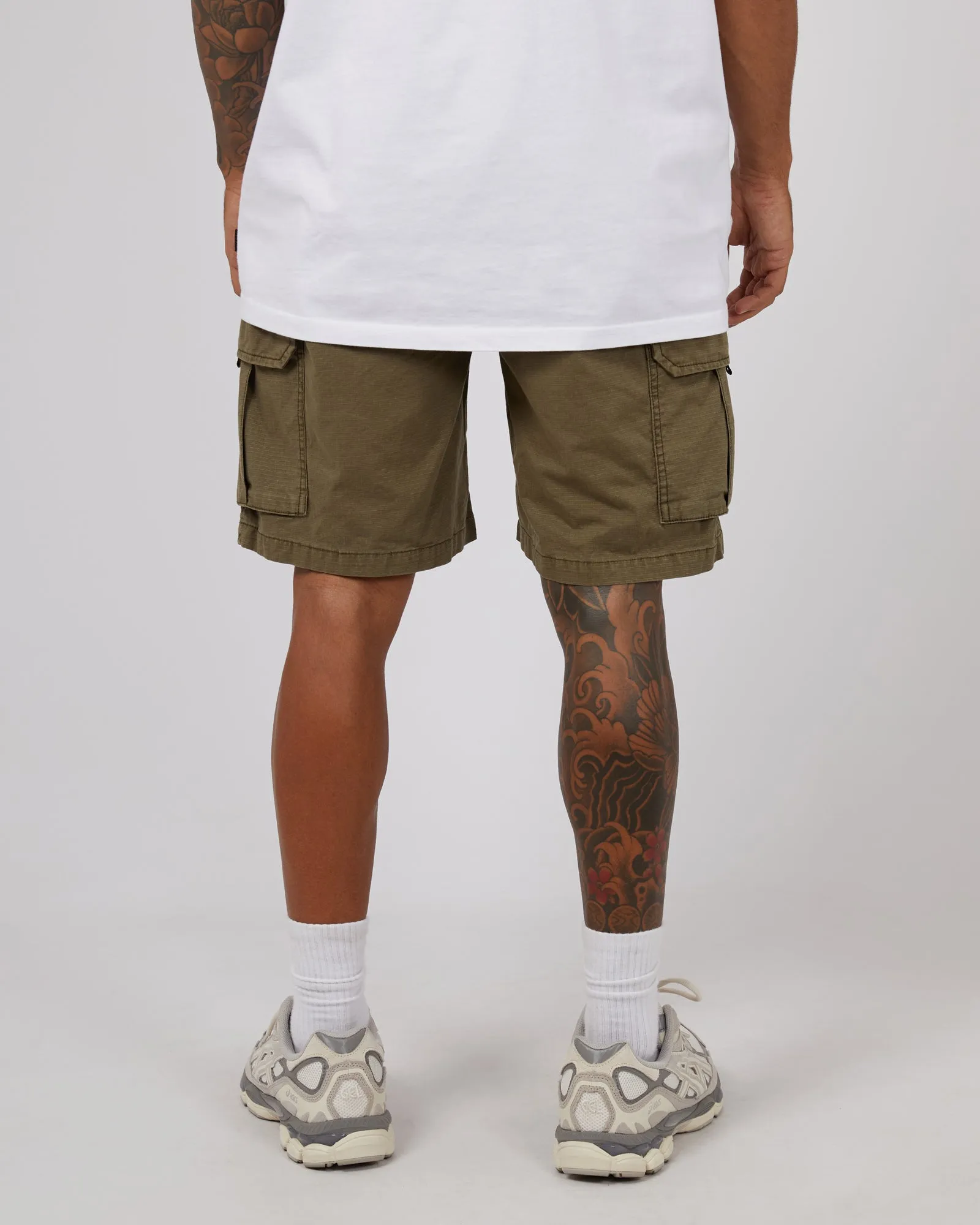 Ripstop Cargo Short Khaki sold by edge clothing product image thumbnail 3