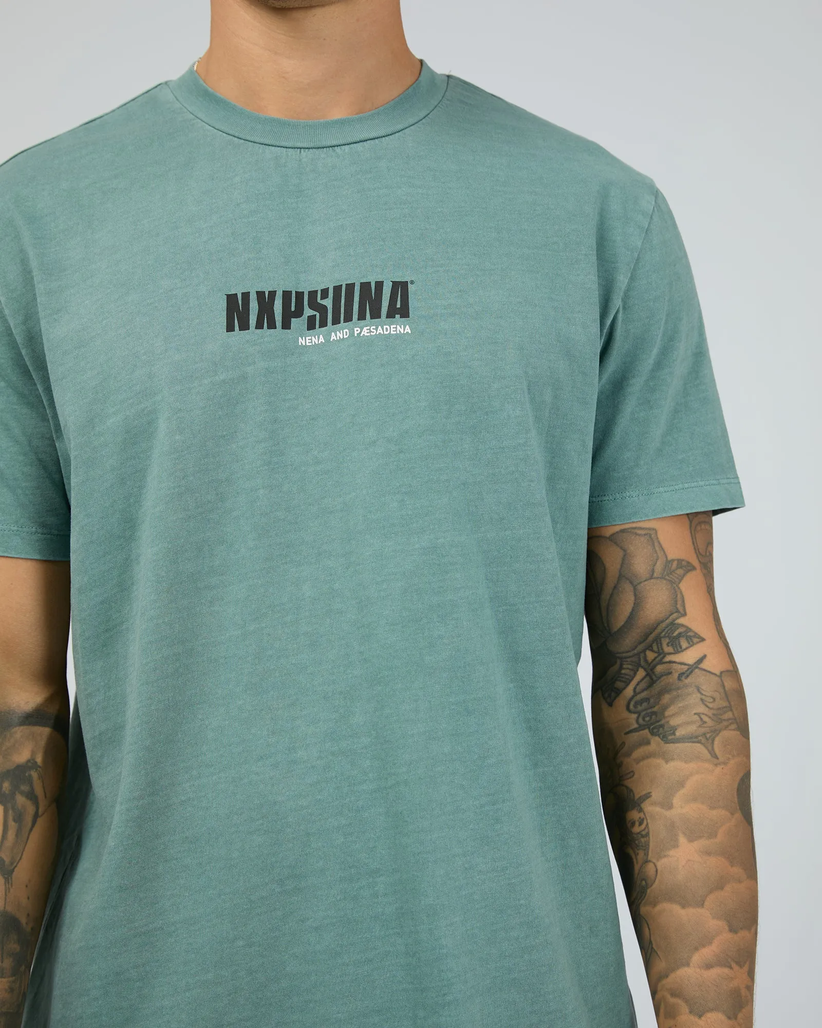 Ether Dual Curved Tee Pigment Trooper sold by edge clothing product image thumbnail 5