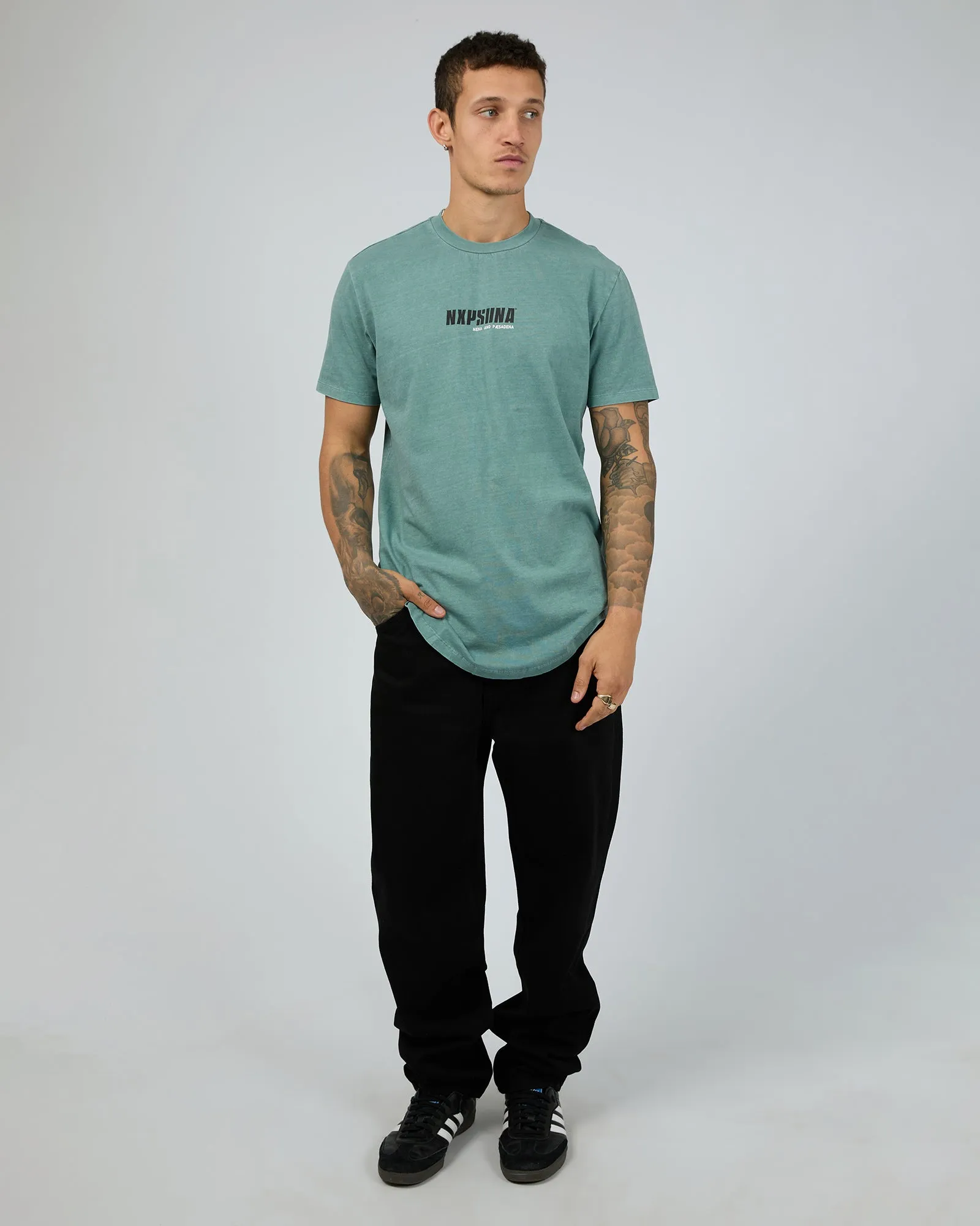 Ether Dual Curved Tee Pigment Trooper sold by edge clothing product image thumbnail 2