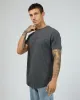 Sine Dual Curved Tee Ashphalt Black sold by edge clothing