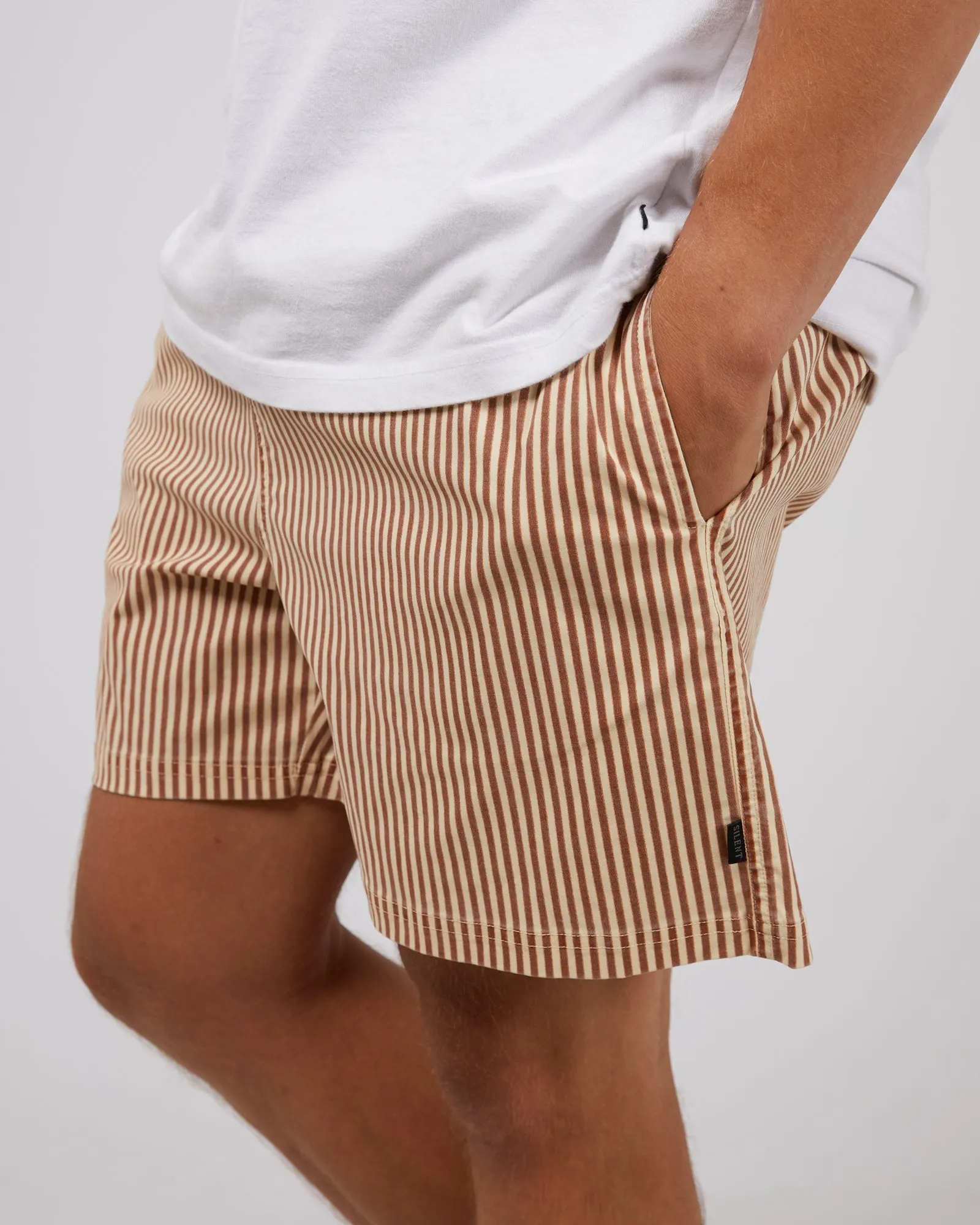 Stripe Short Mushroom sold by edge clothing product image thumbnail 4