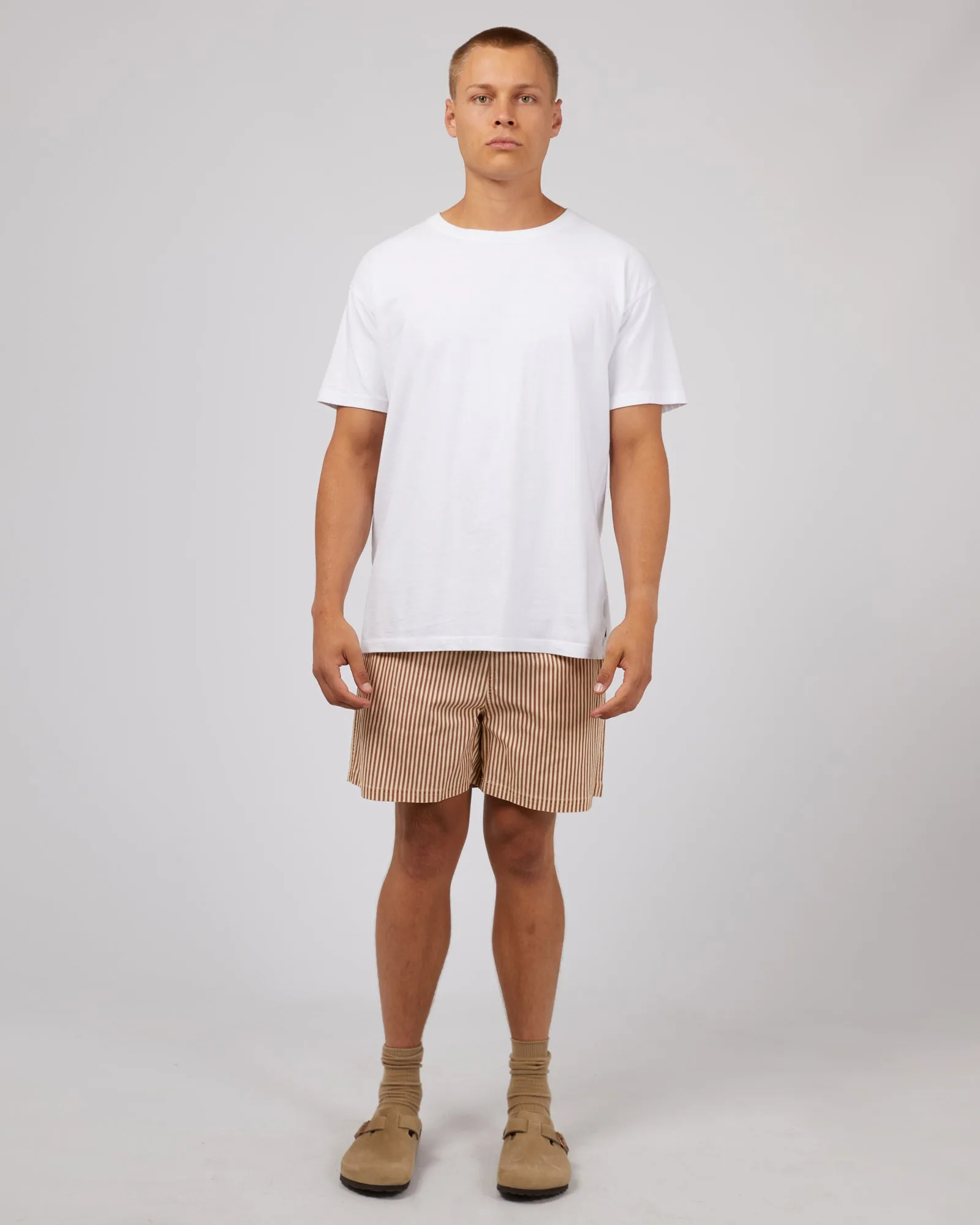 Stripe Short Mushroom sold by edge clothing product image thumbnail 2
