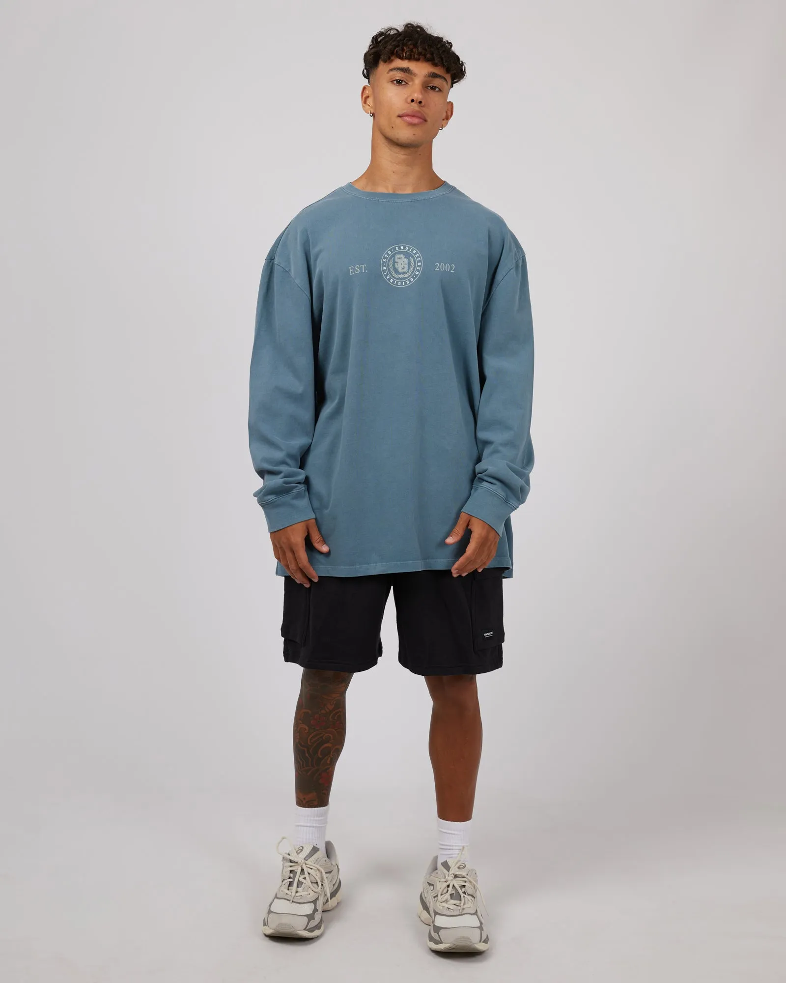 Limited Long Sleeve Mid Blue sold by edge clothing product image thumbnail 2