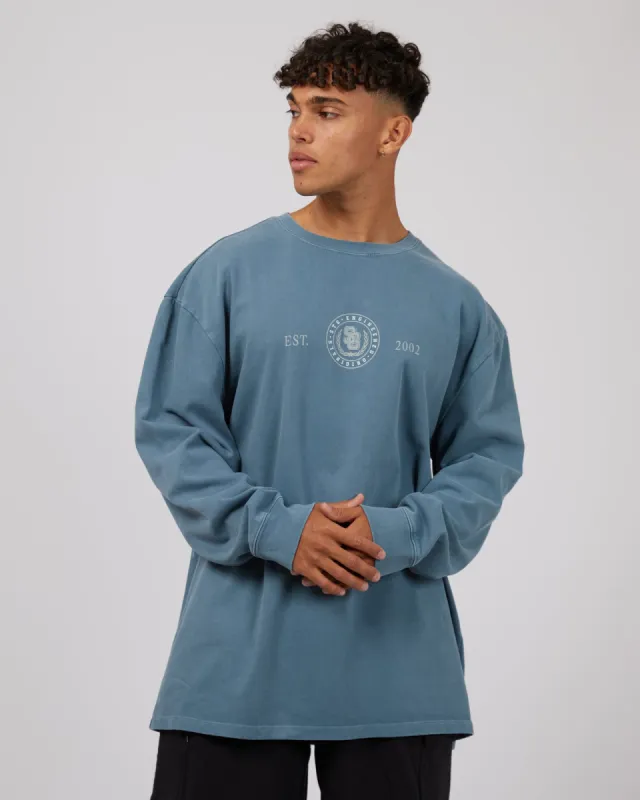 Limited Long Sleeve Mid Blue made by edge clothing