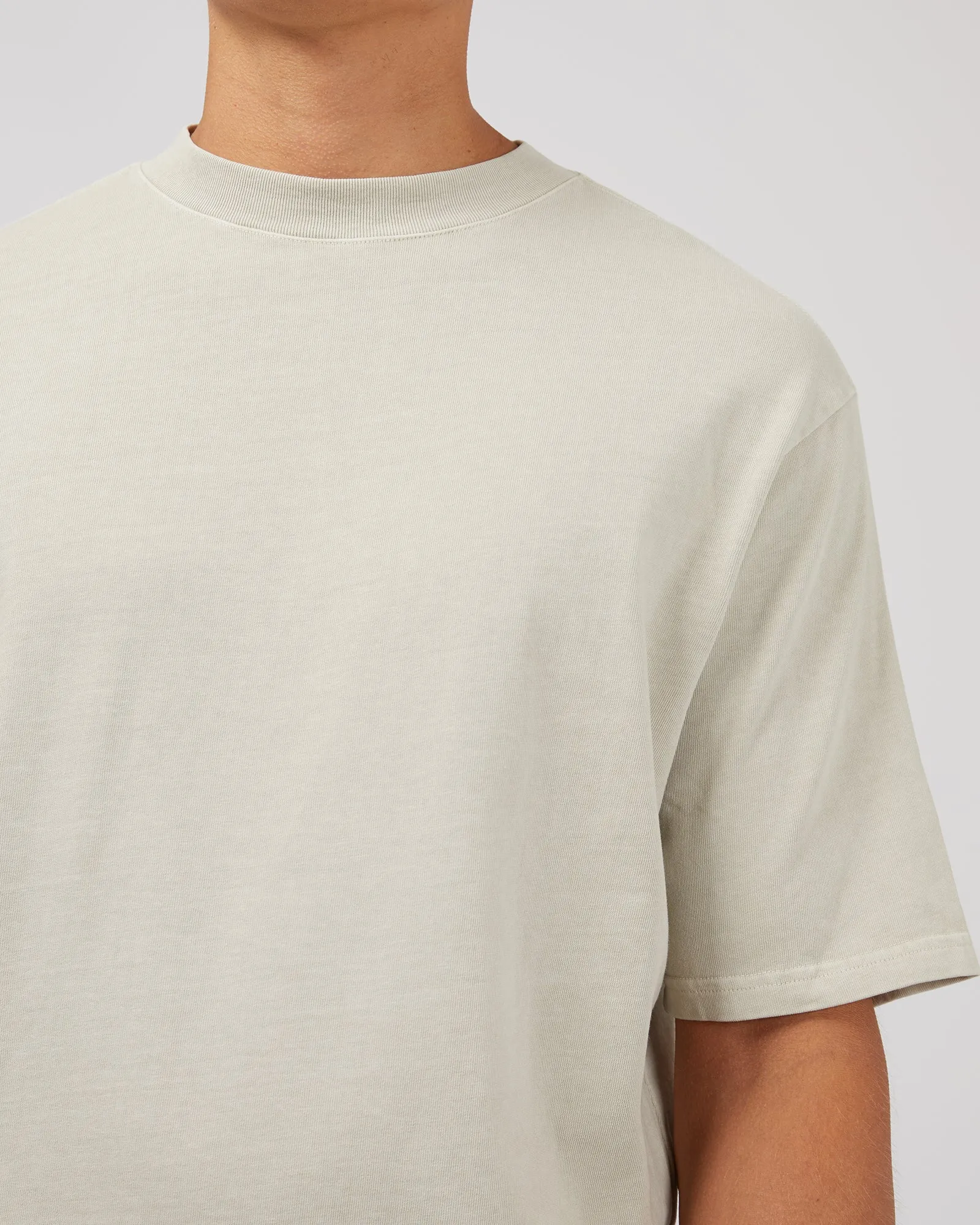 Heavy Weight Tee Chalk sold by edge clothing product image thumbnail 5