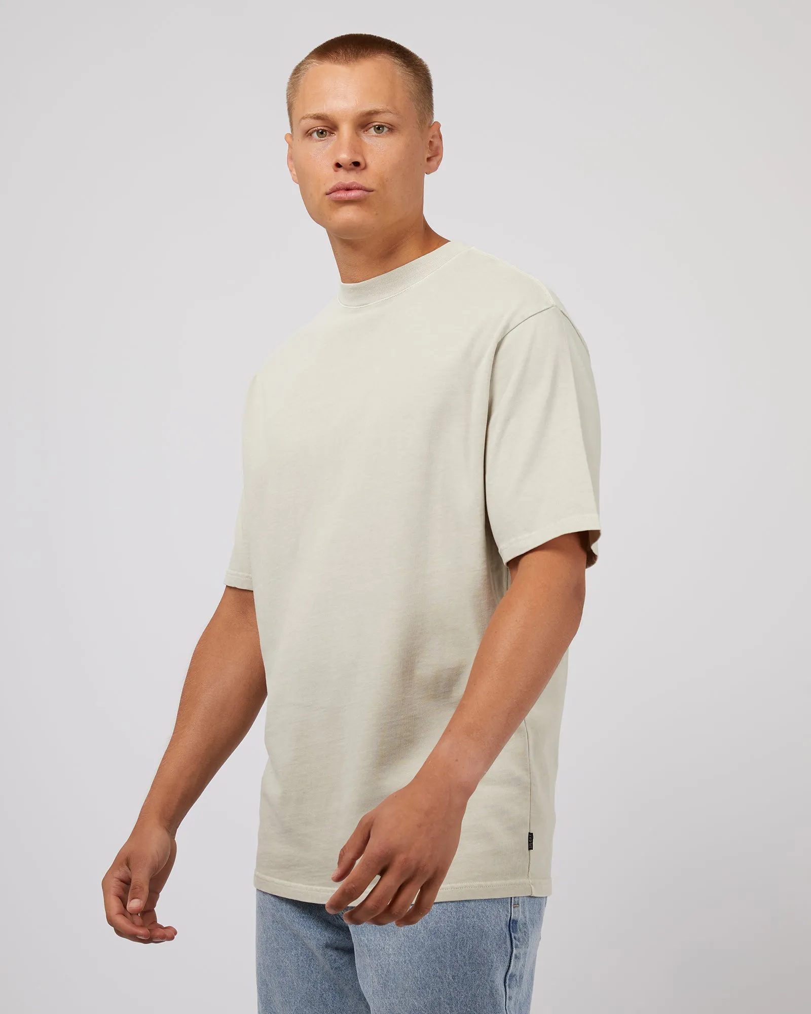 Heavy Weight Tee Chalk sold by edge clothing product image thumbnail 4