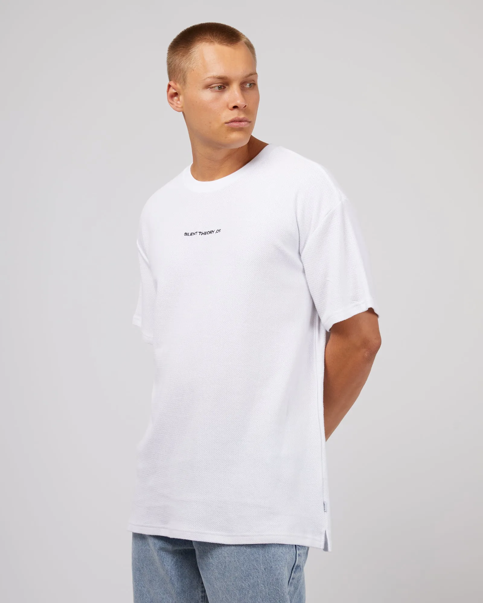 All Day Logo Tee White sold by edge clothing product image thumbnail 4